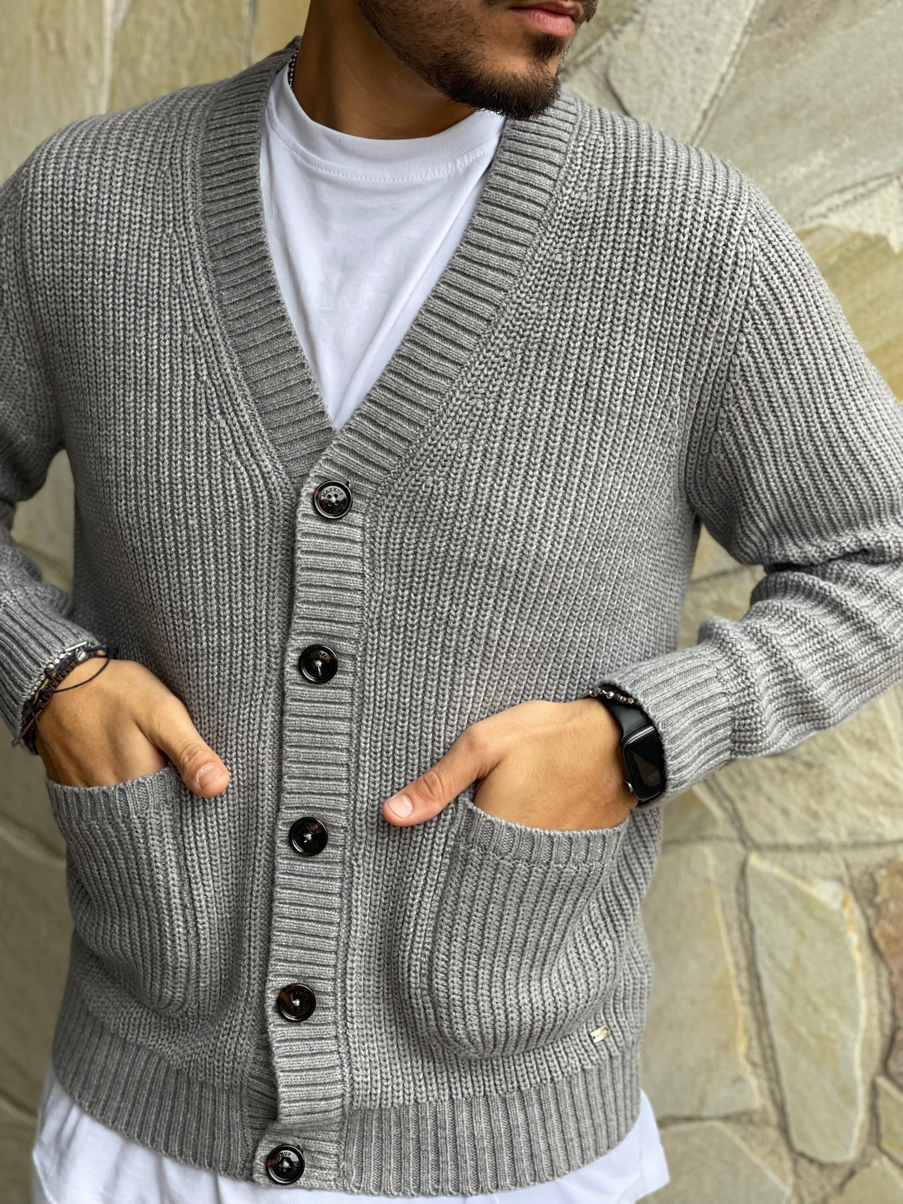 Cardigan Grigio MARKUP