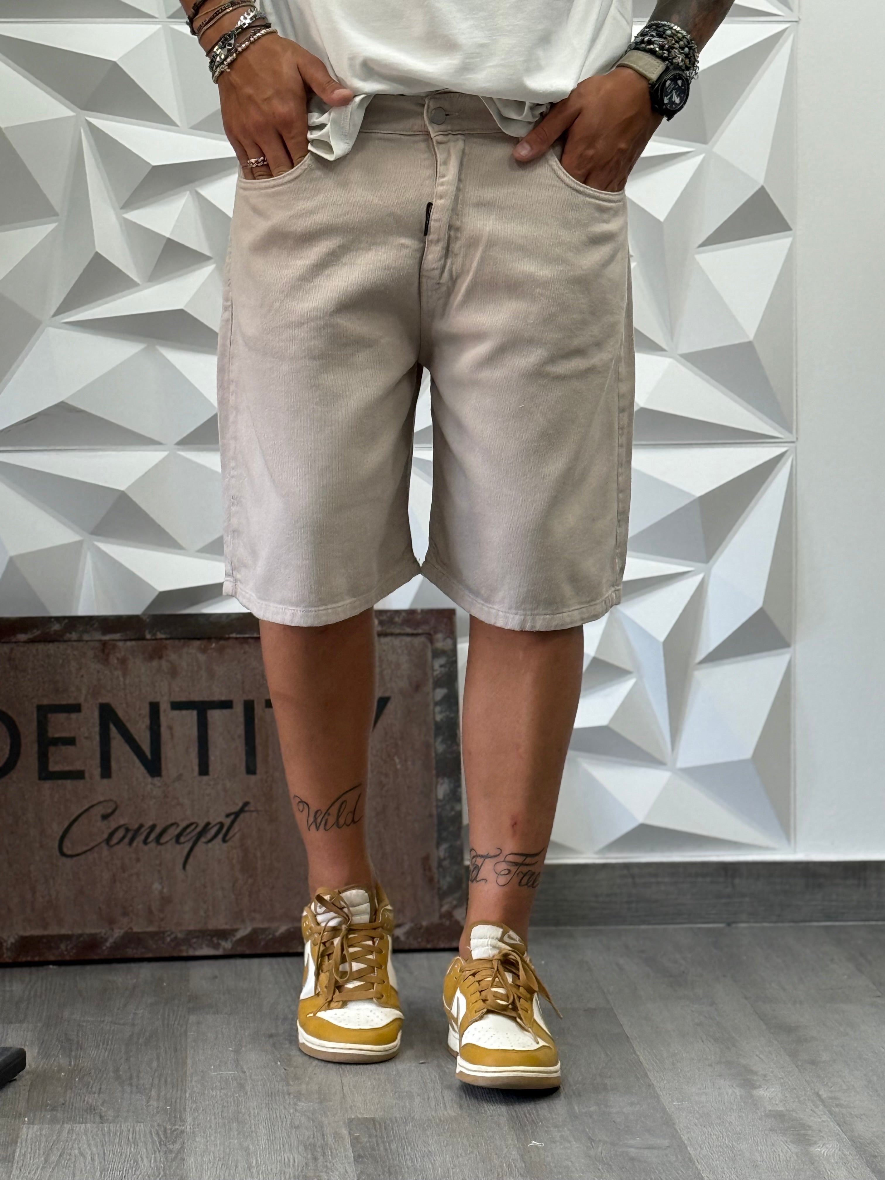 BERMUDA BALEN BEIGE NEW JOB BRAND