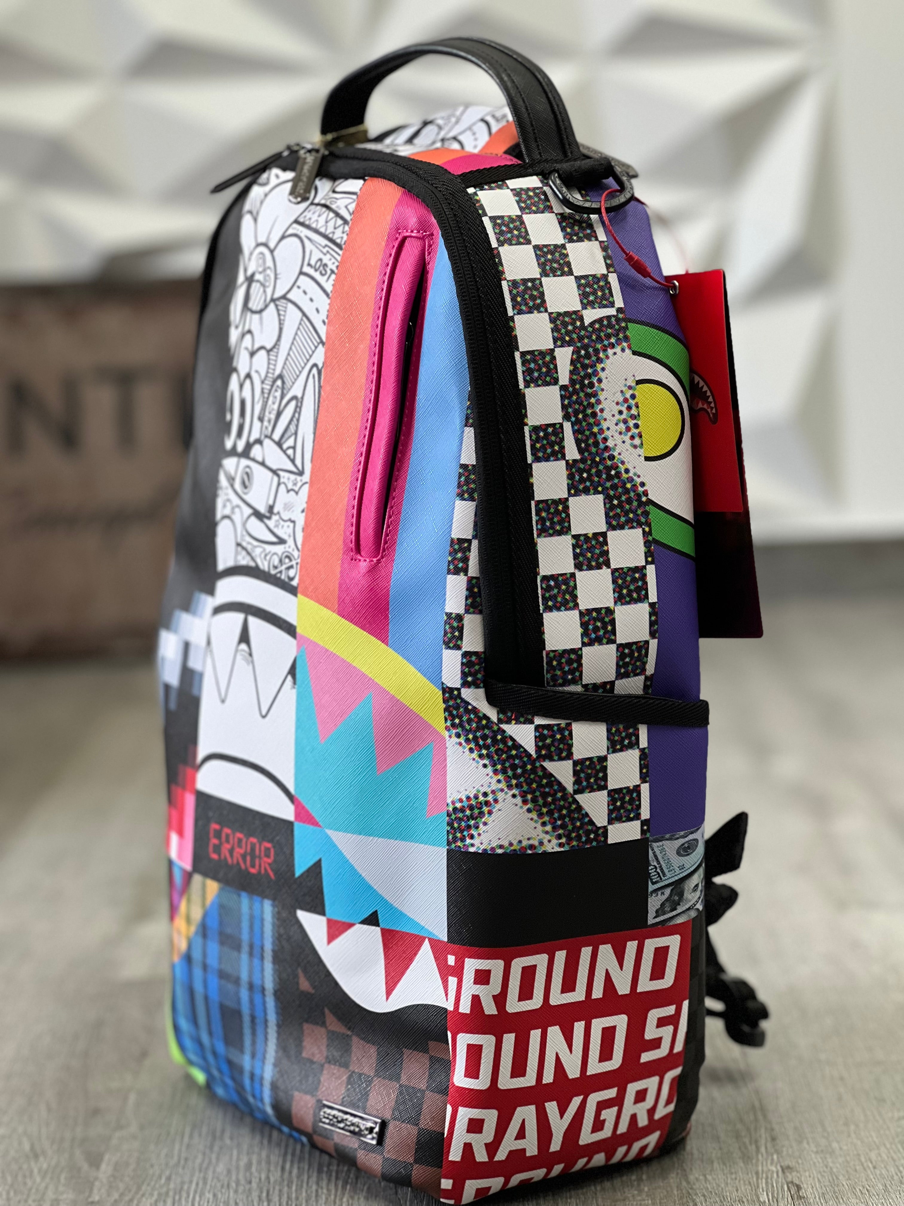SPRAYGROUND ZAINO NERO BLOCK PARTY