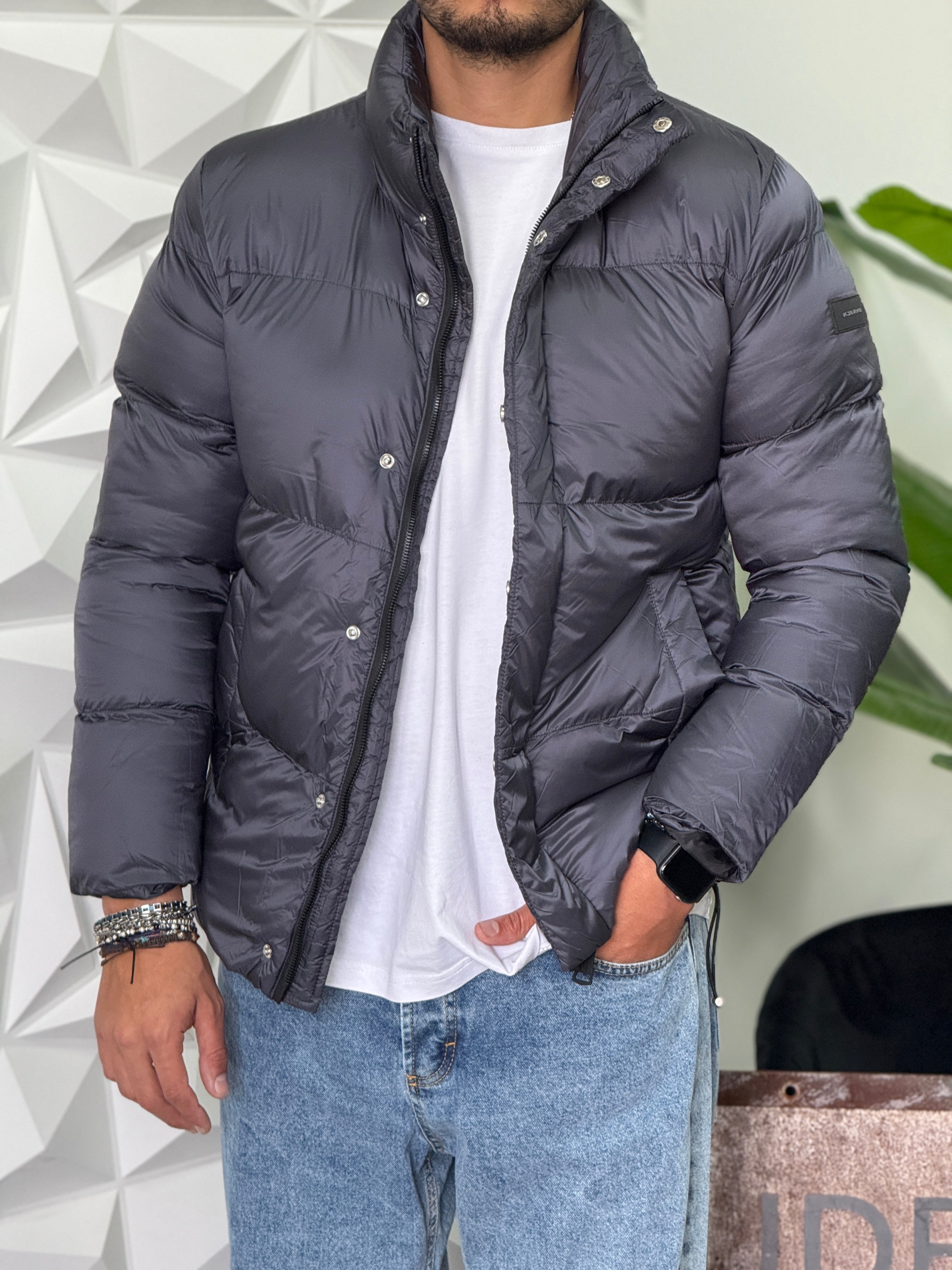 BOMBER MEZZOCOLLO PIOMBO NEW JOB BRAND