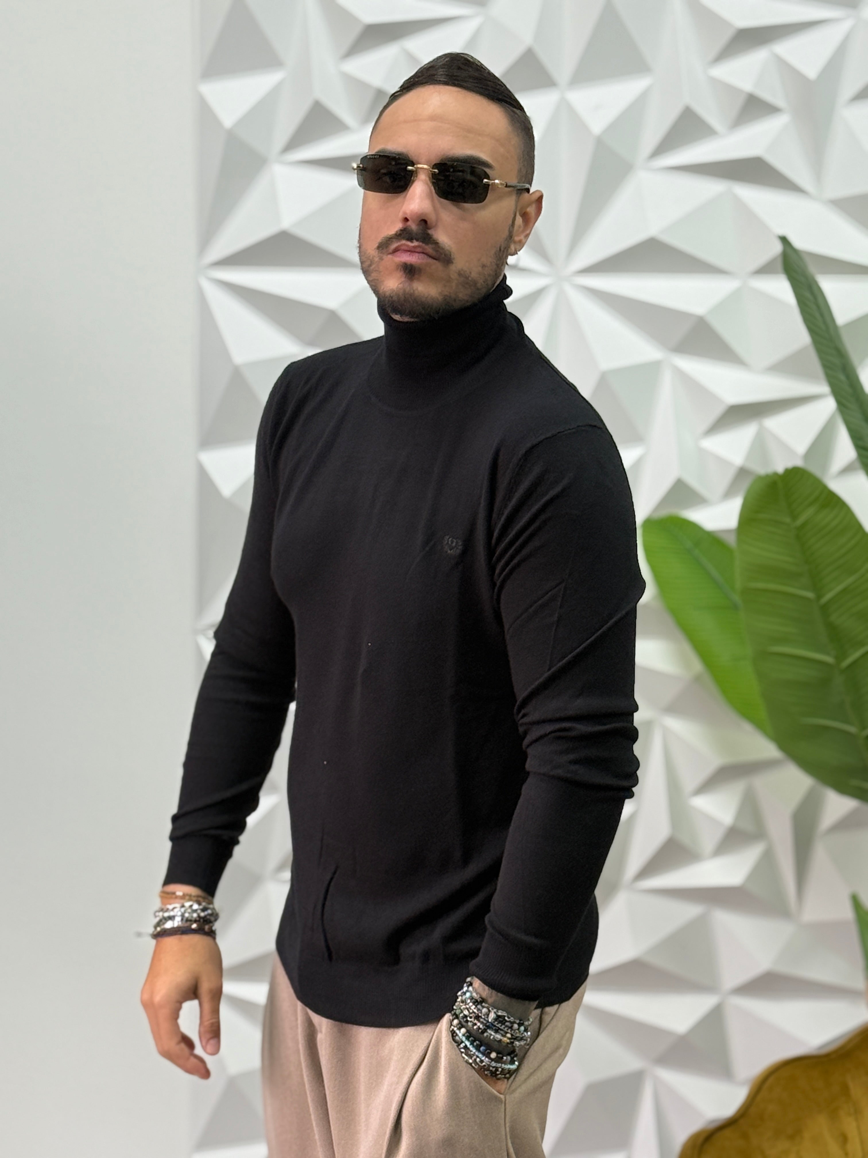 MAGLIONCINO COLLOALTO NERO