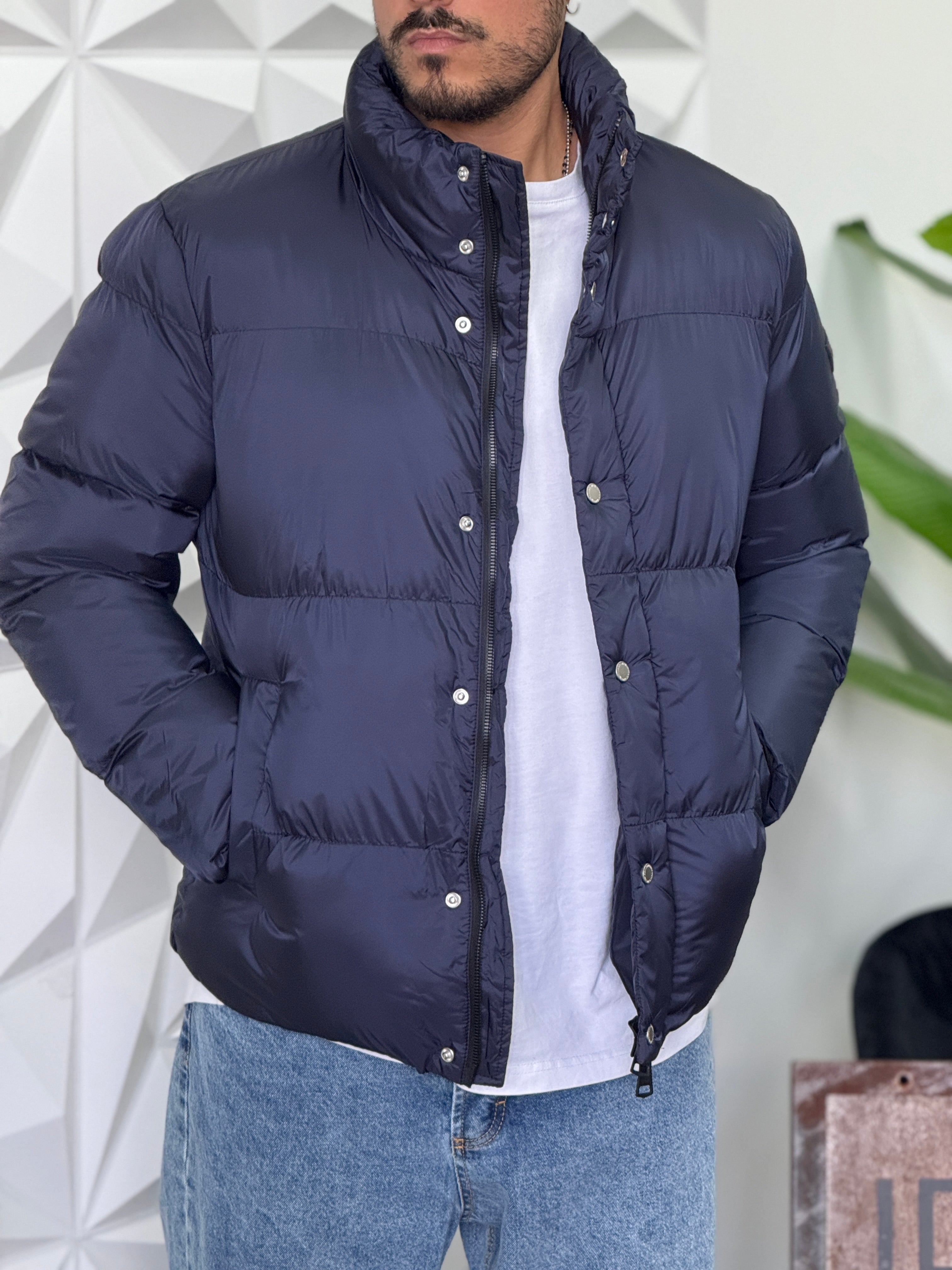 BOMBER MEZZOCOLLO BLU NOTTE  NEW JOB BRAND