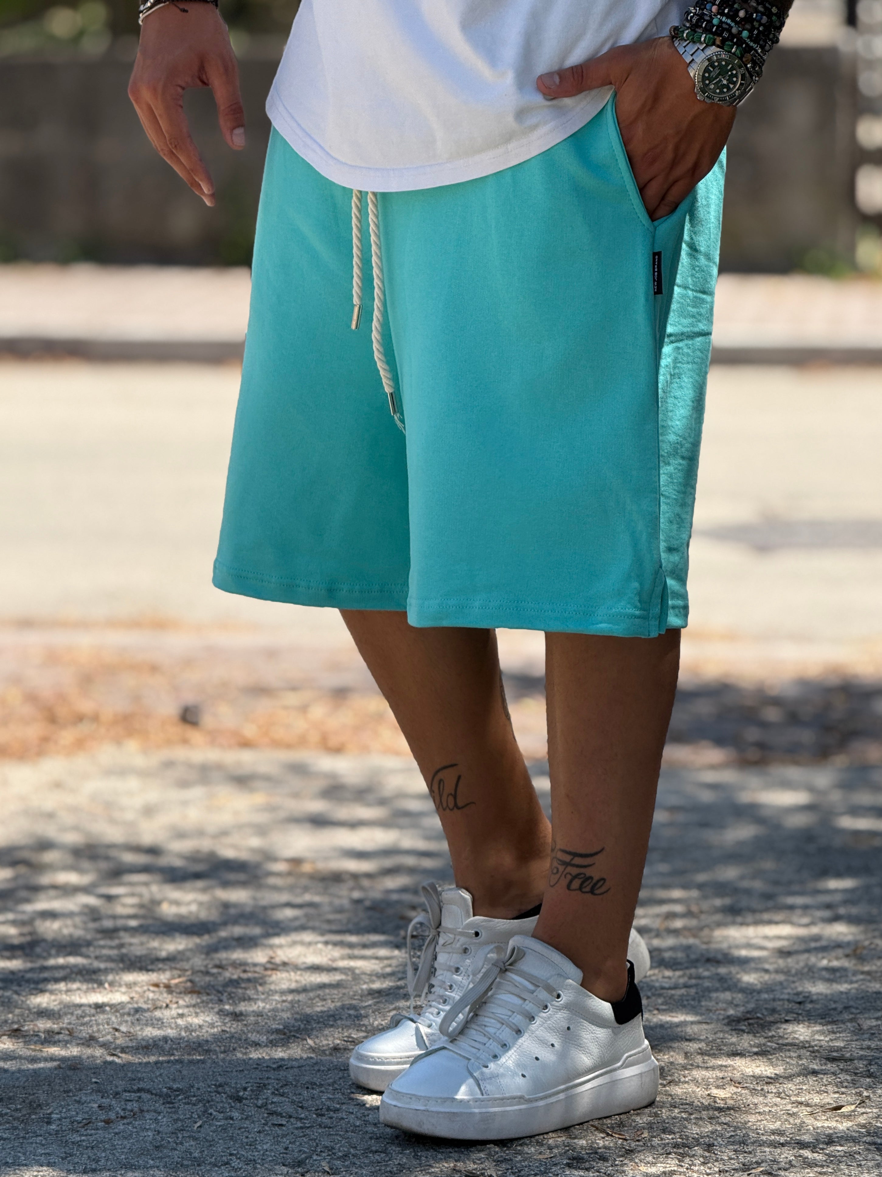 BERMUDA 3/4 BLU TIFFANY DI TUTA NEW JOB BRAND