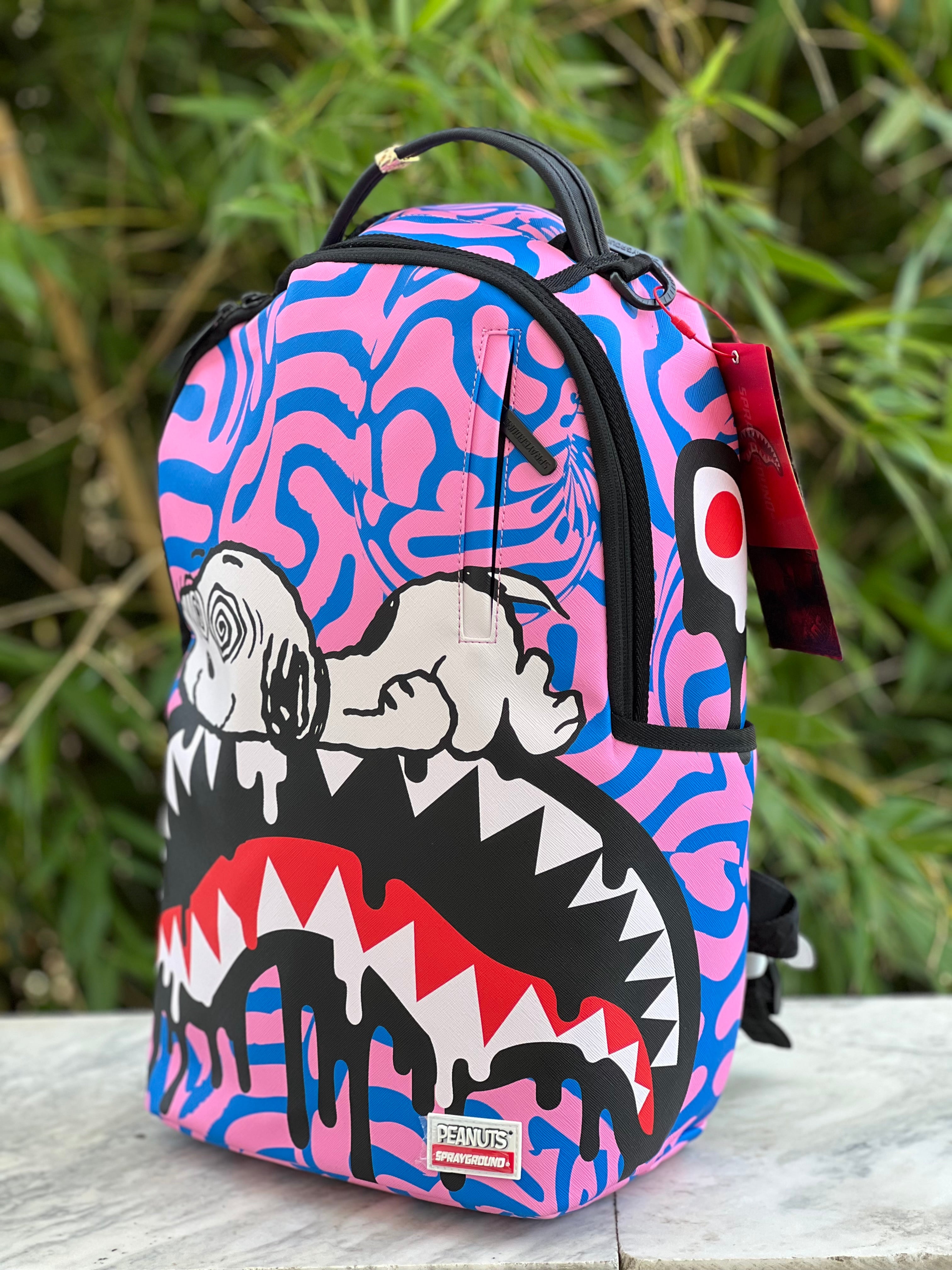 ZAINO SPRAYGROUND  PEANUTS SNOOPY TRIPPY