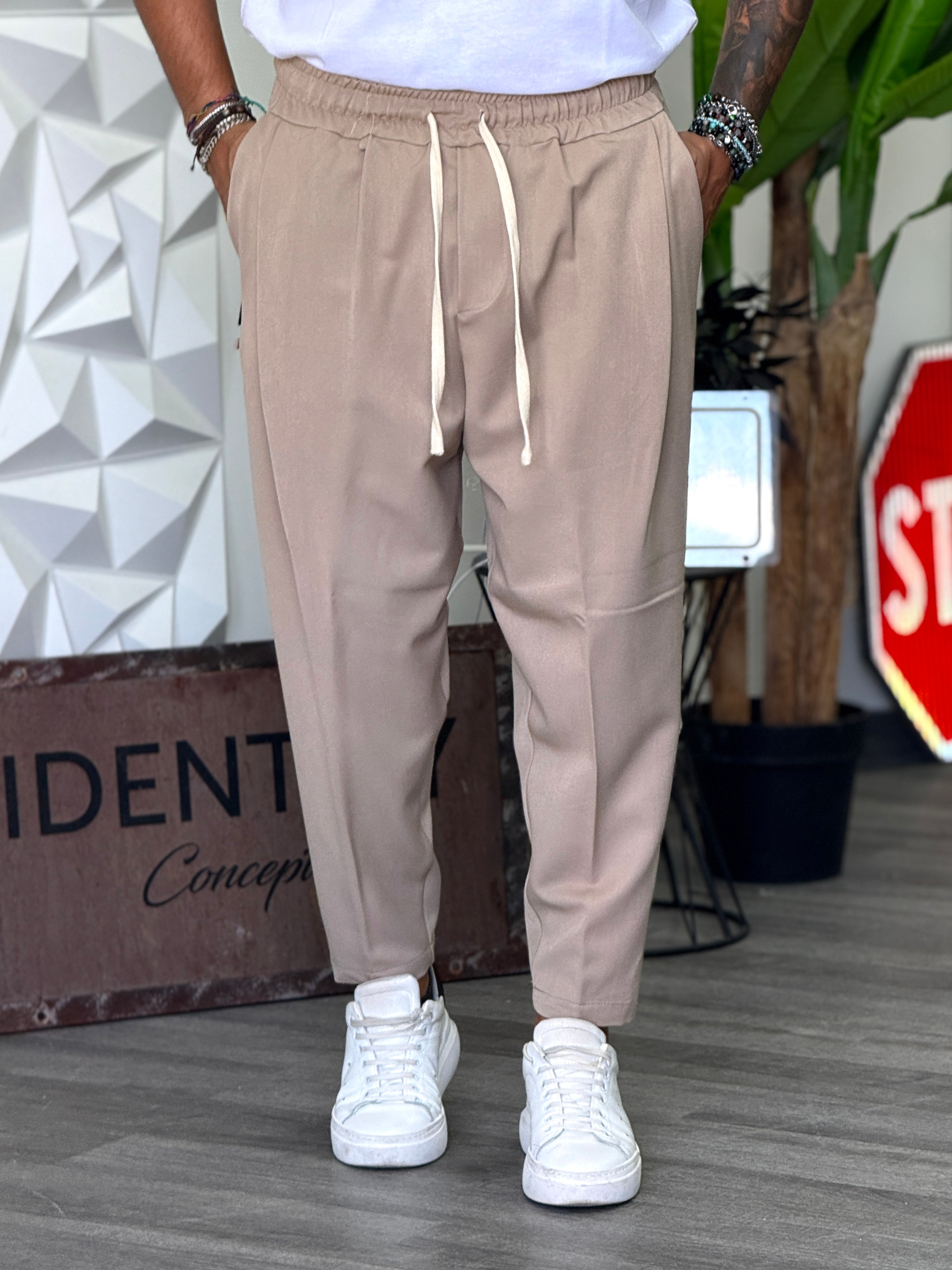 PANTALACCIO NEW BEIGE  NEW JOB BRAND