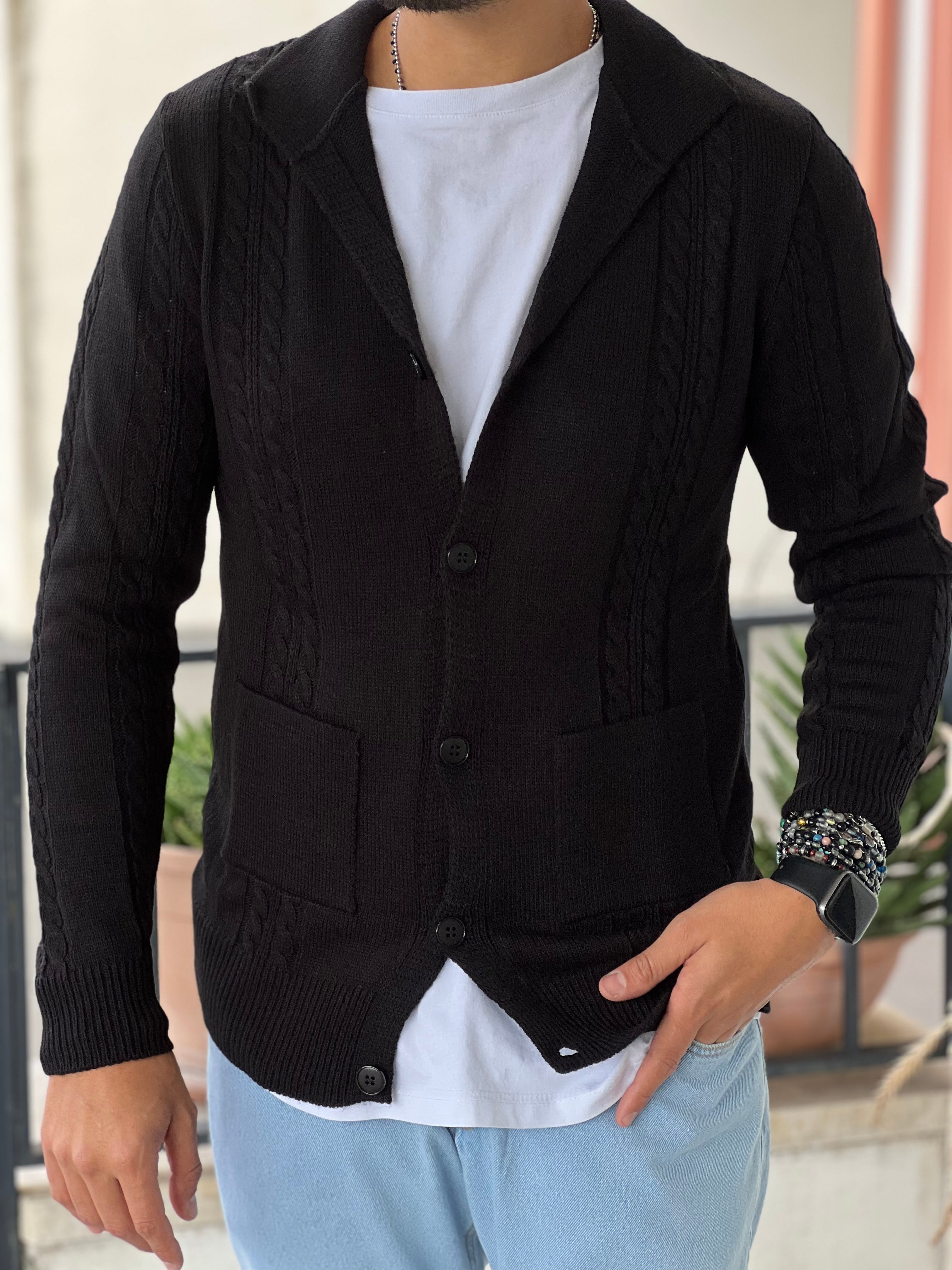 Cardigan nero  New Job Brand