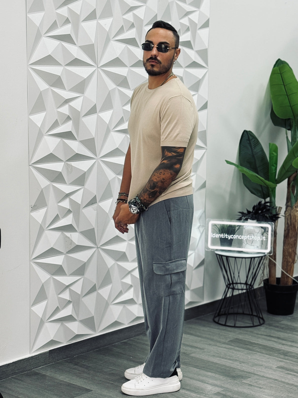 PANTALACCIO STROMBOLI ANTRACITE  NEW JOB BRAND