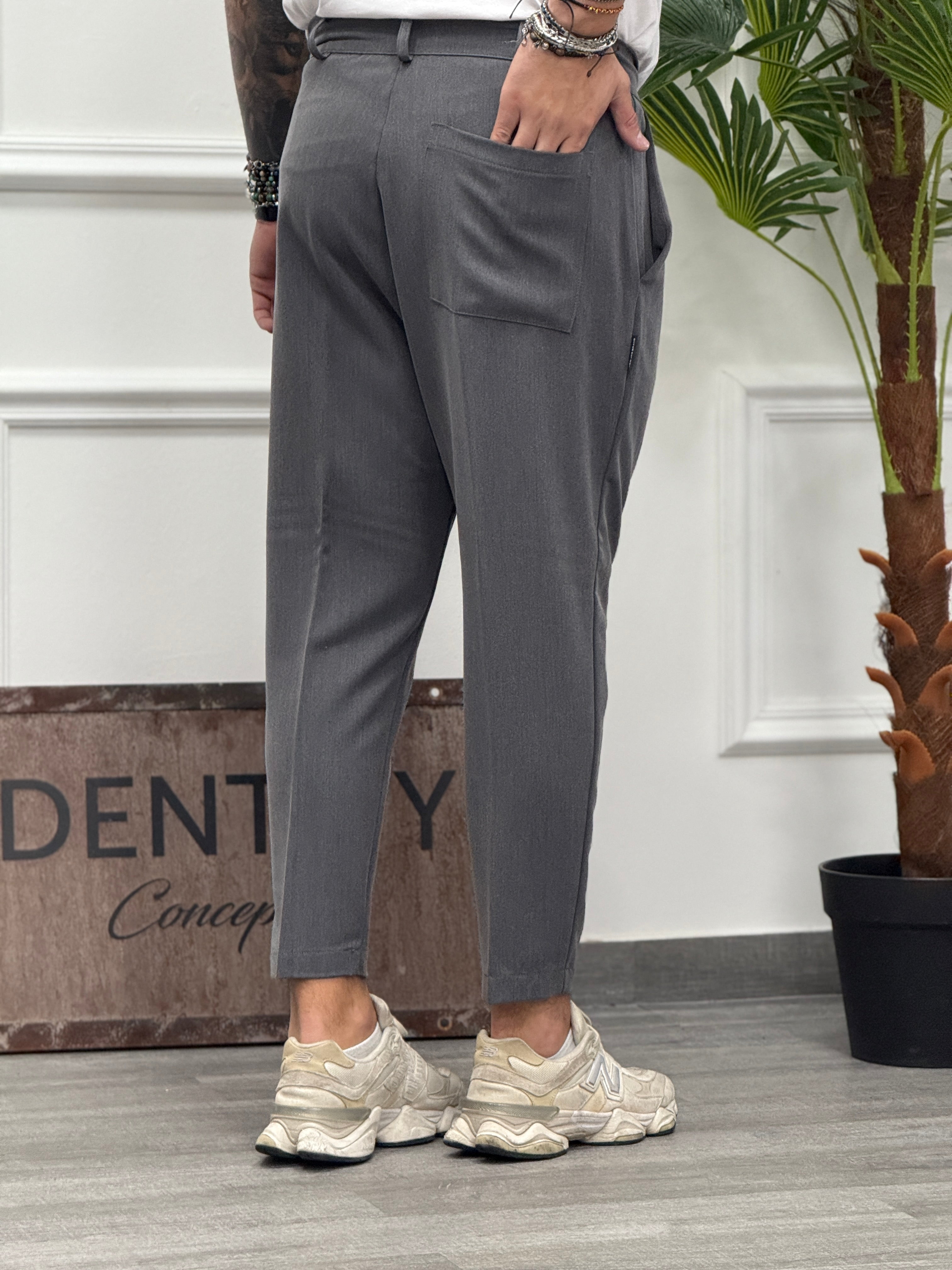 PANTALONE BRIAN GRIGIO NEW JOB BRAND