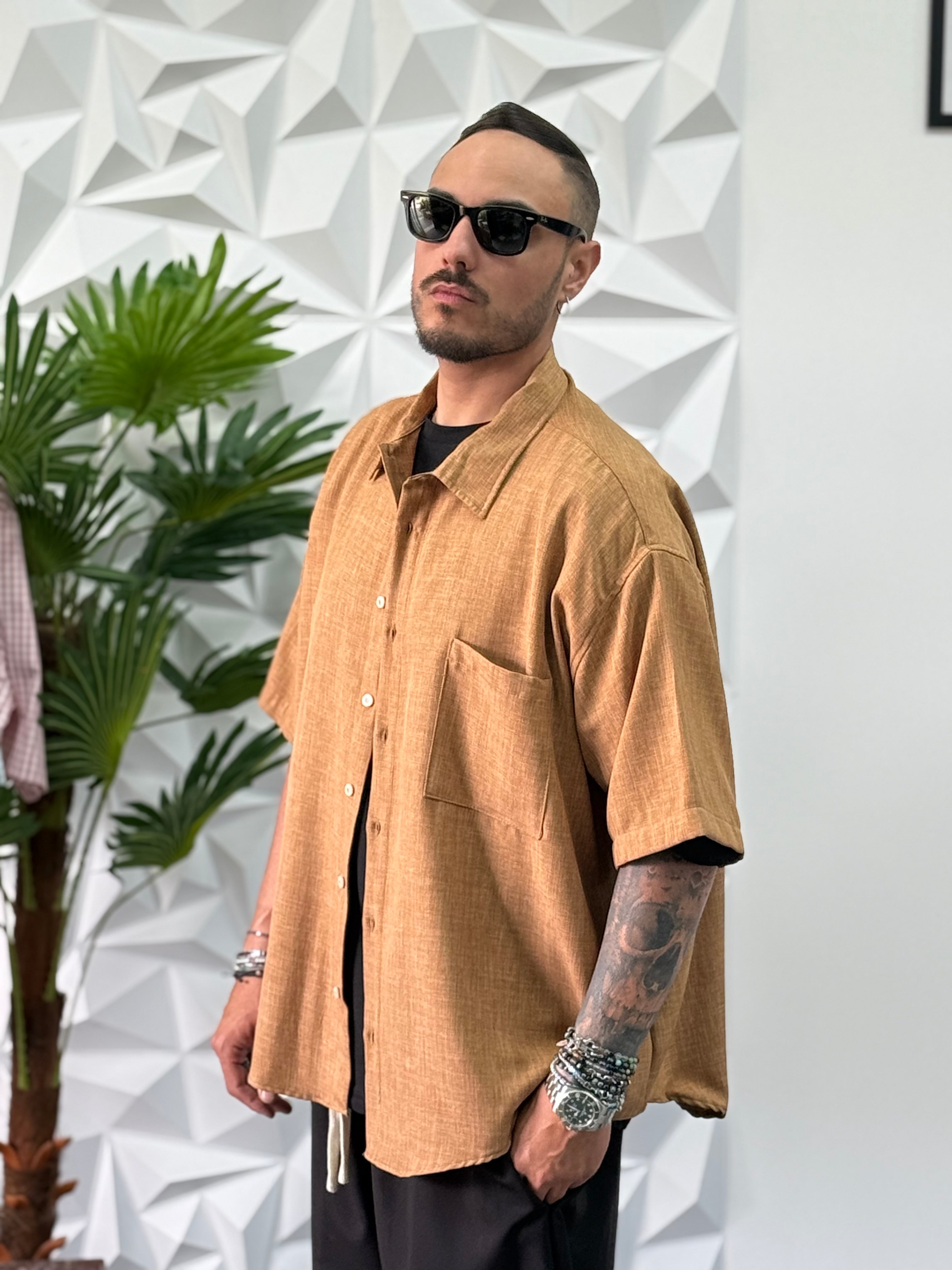 CAMICIA OVER Tabacco New Job Brand