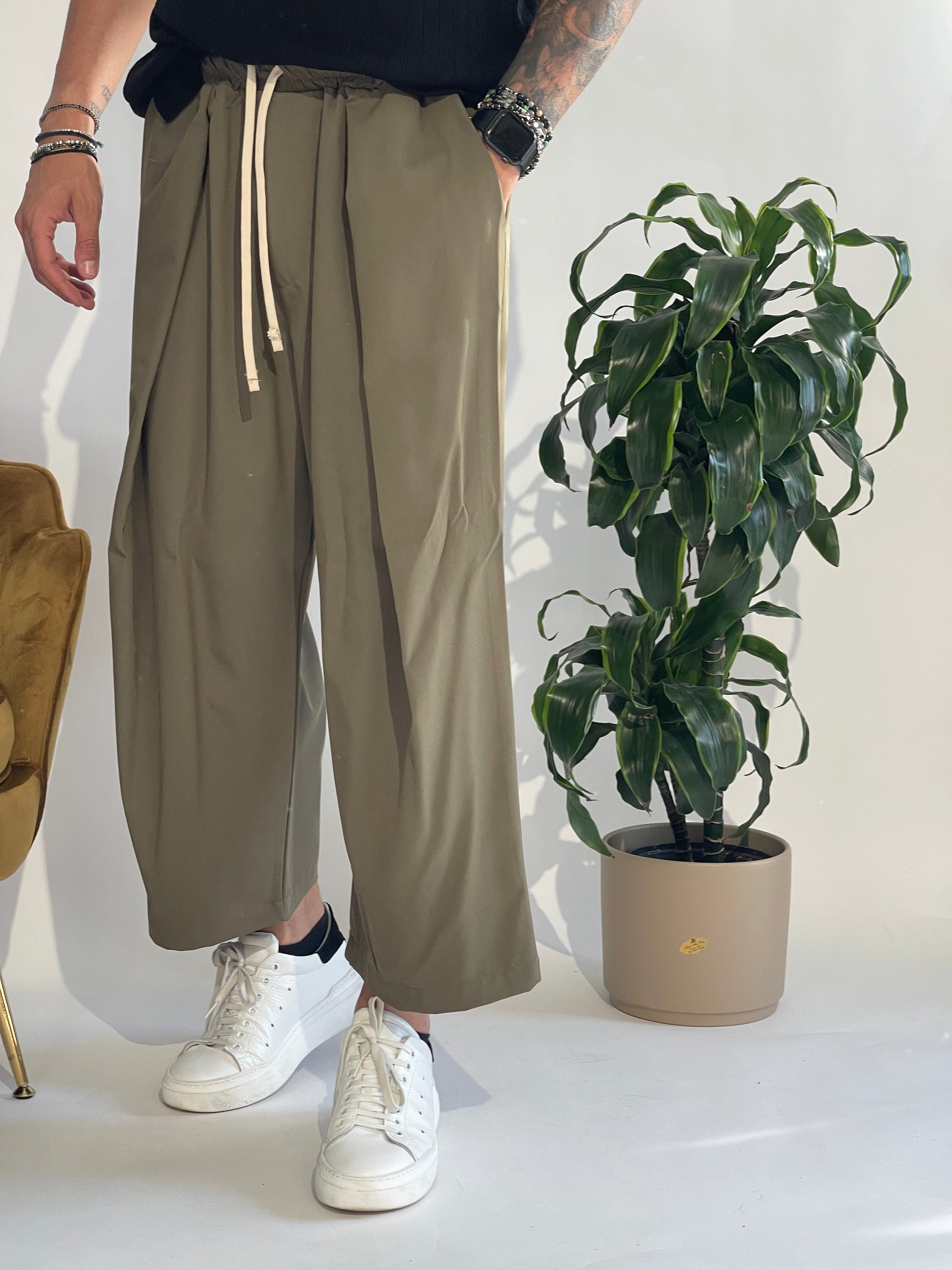 PANTALACCIO PENCIONE NJB VERDE MILITARE