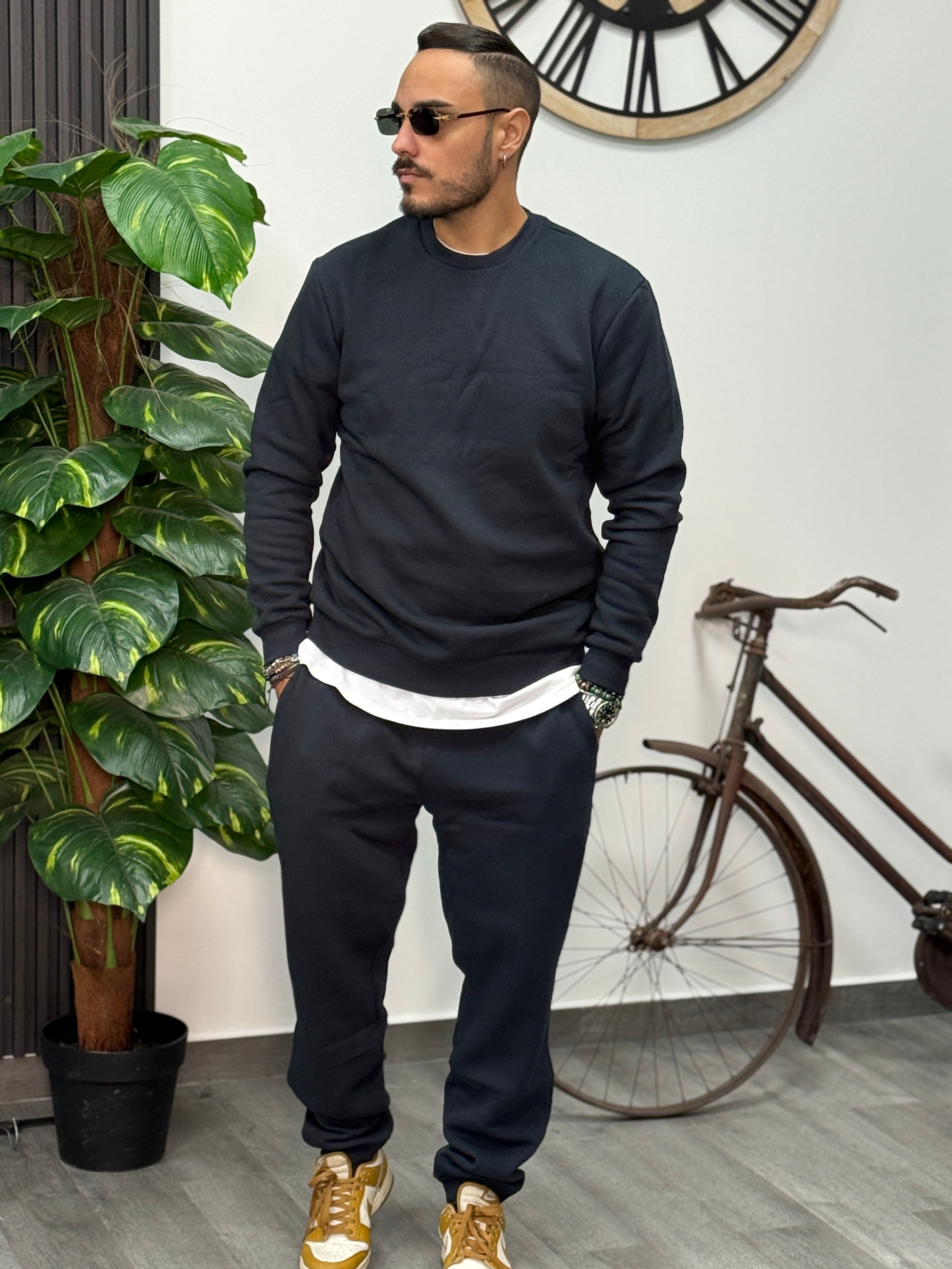 TUTA DAY GIROCOLLO BLU