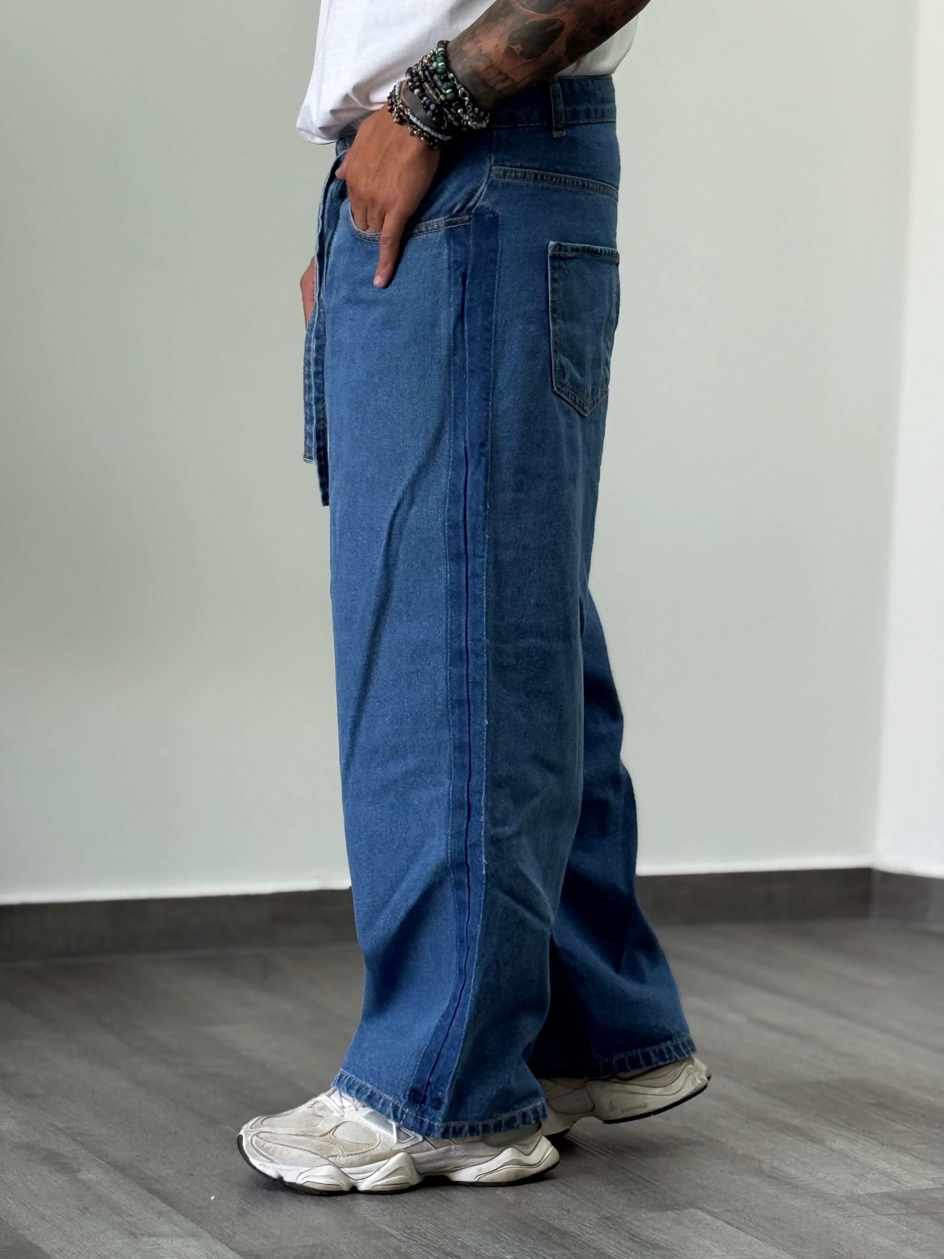 Jeans canoa banda laterale new job brand