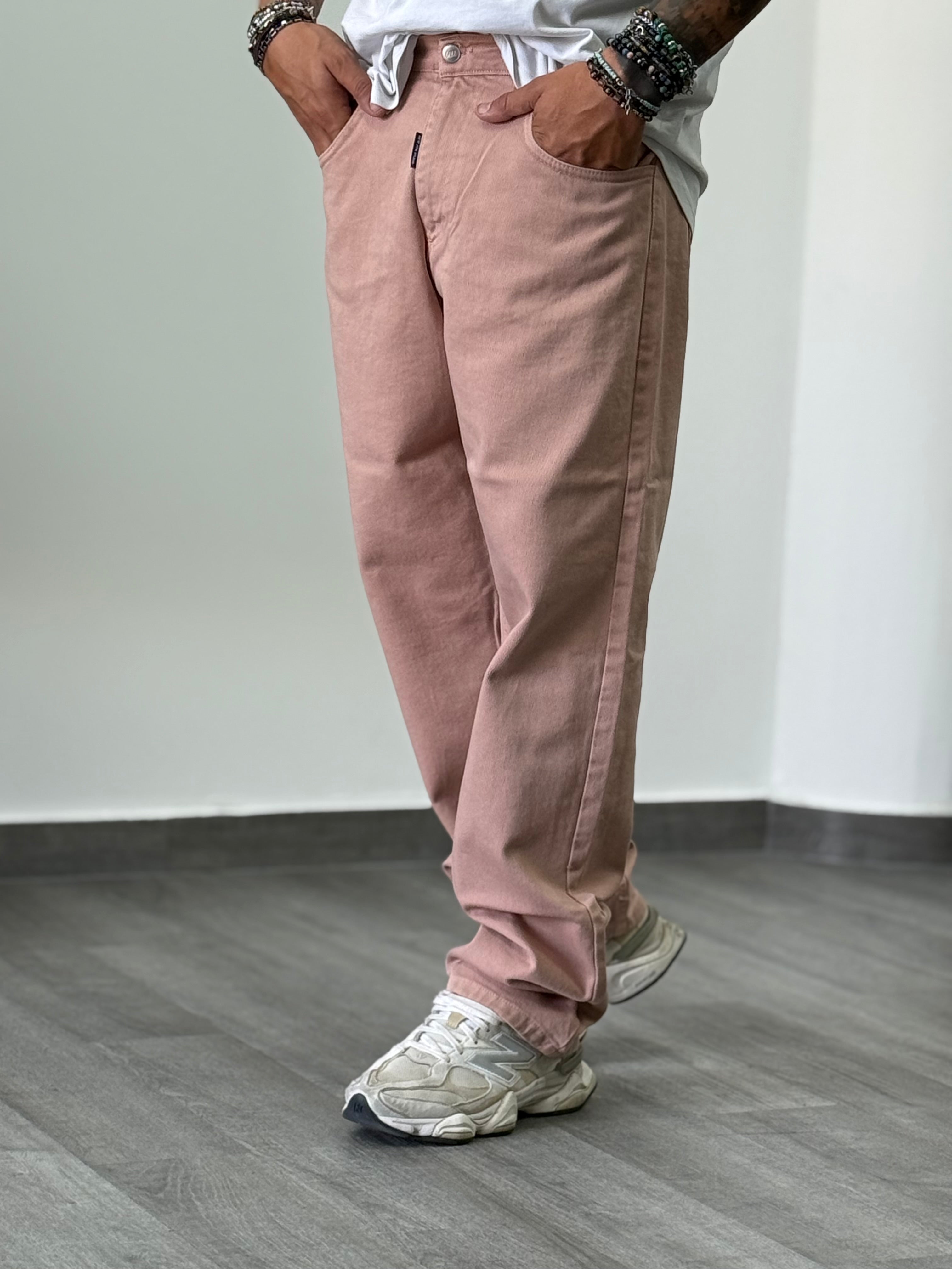 Jeans canoa rosa antico new job brand