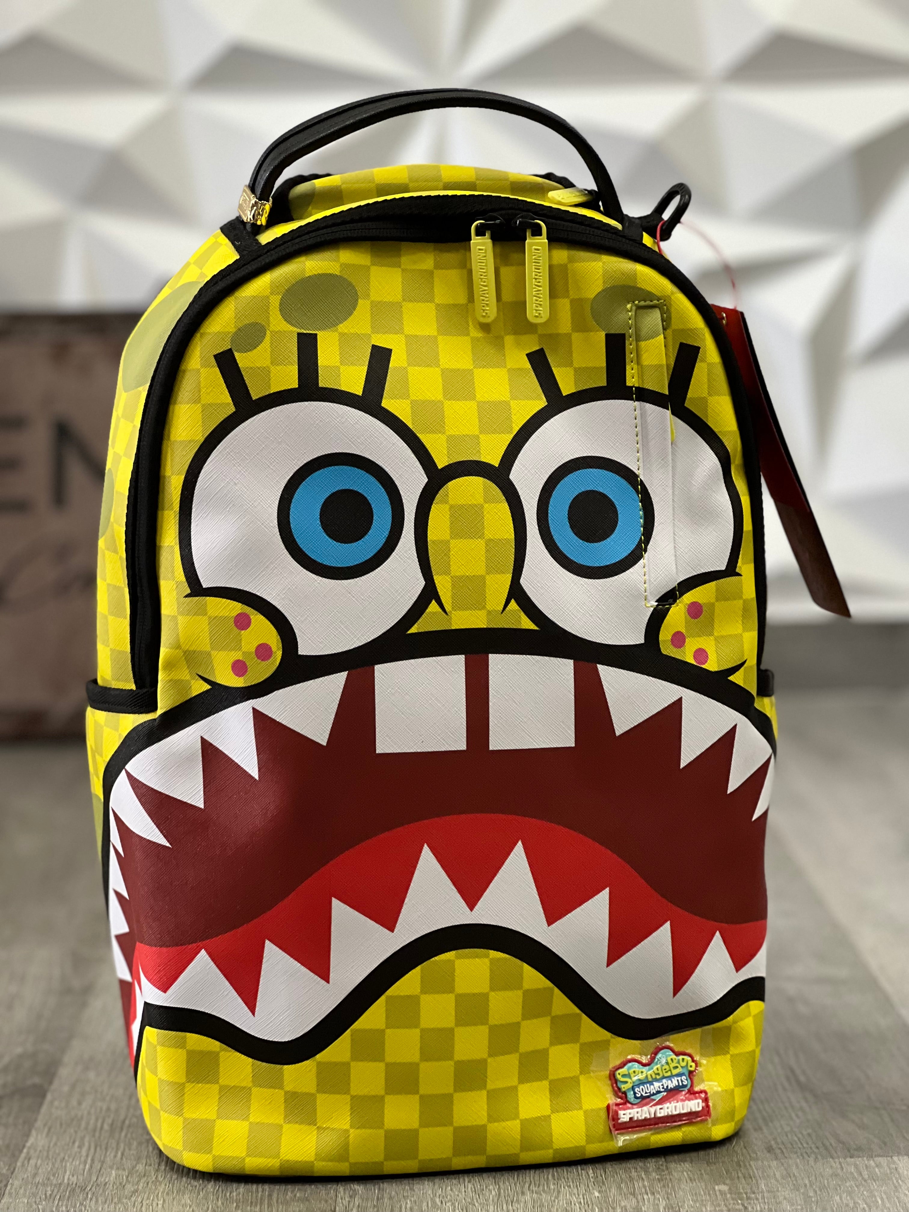 SPONGEBOB CHECKERBOB DLXSV BACKPACK 910B7011NSZ