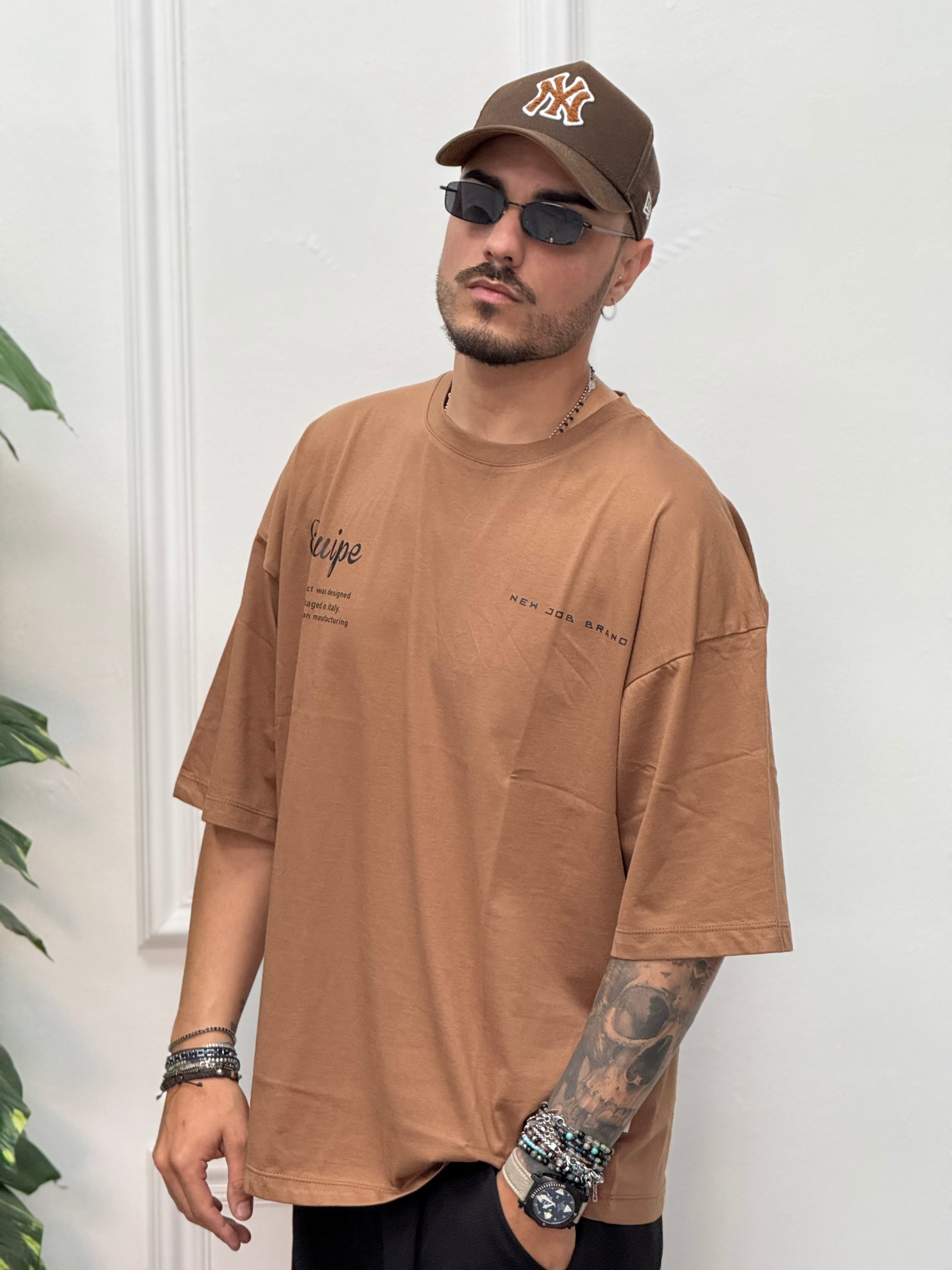 SHIRT OVERSIZE EQUIPE MANICA 3/4 NEW JOB BRAND