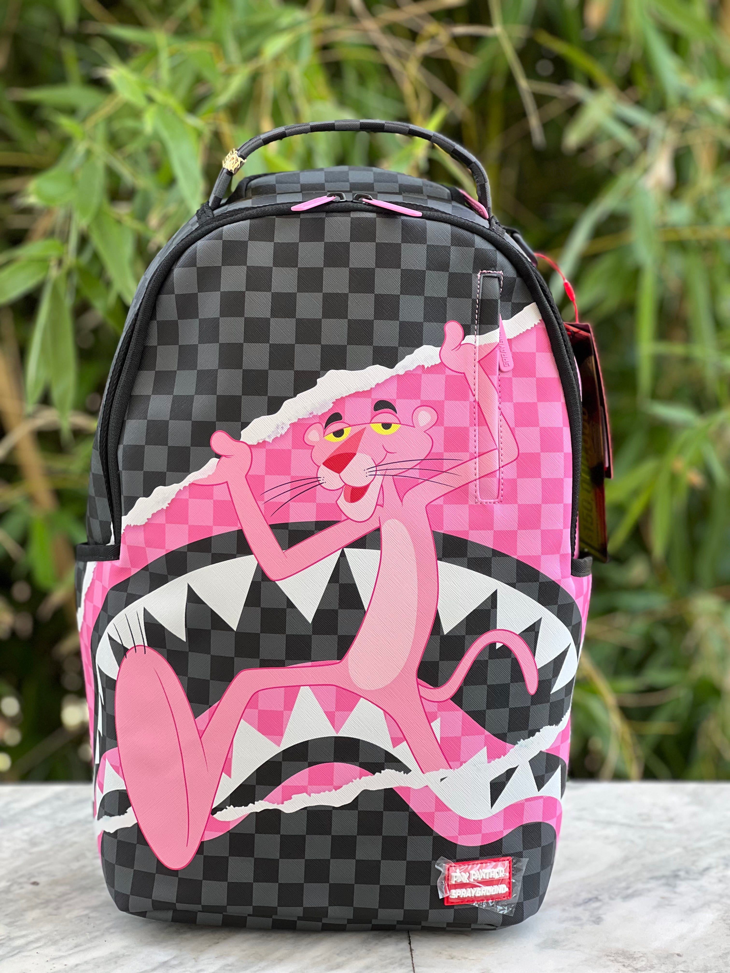 ZAINO SPRAYGROUND PINK PANTHER ON THE RUN