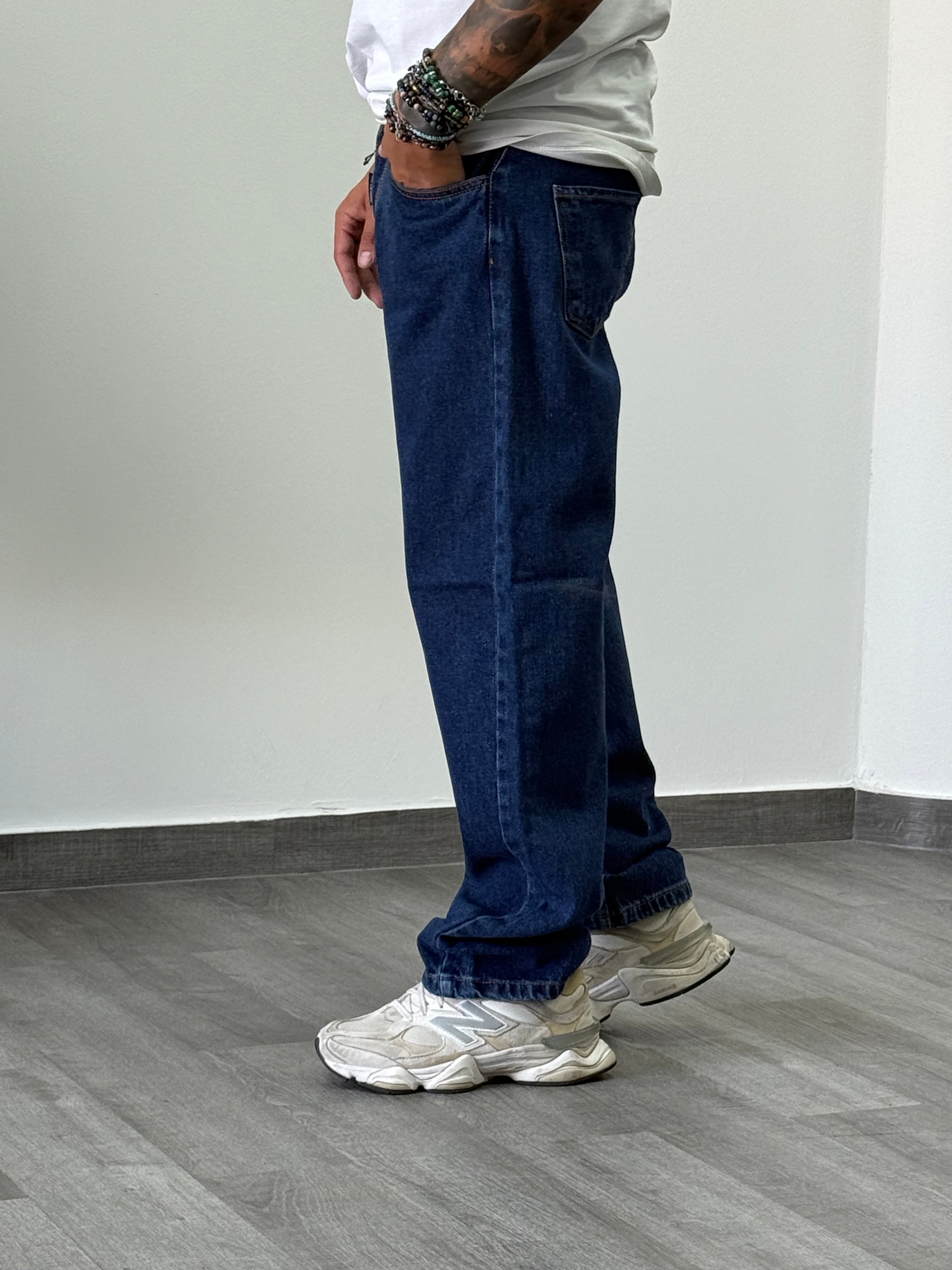 Jeans canoa blu scuro new job brand