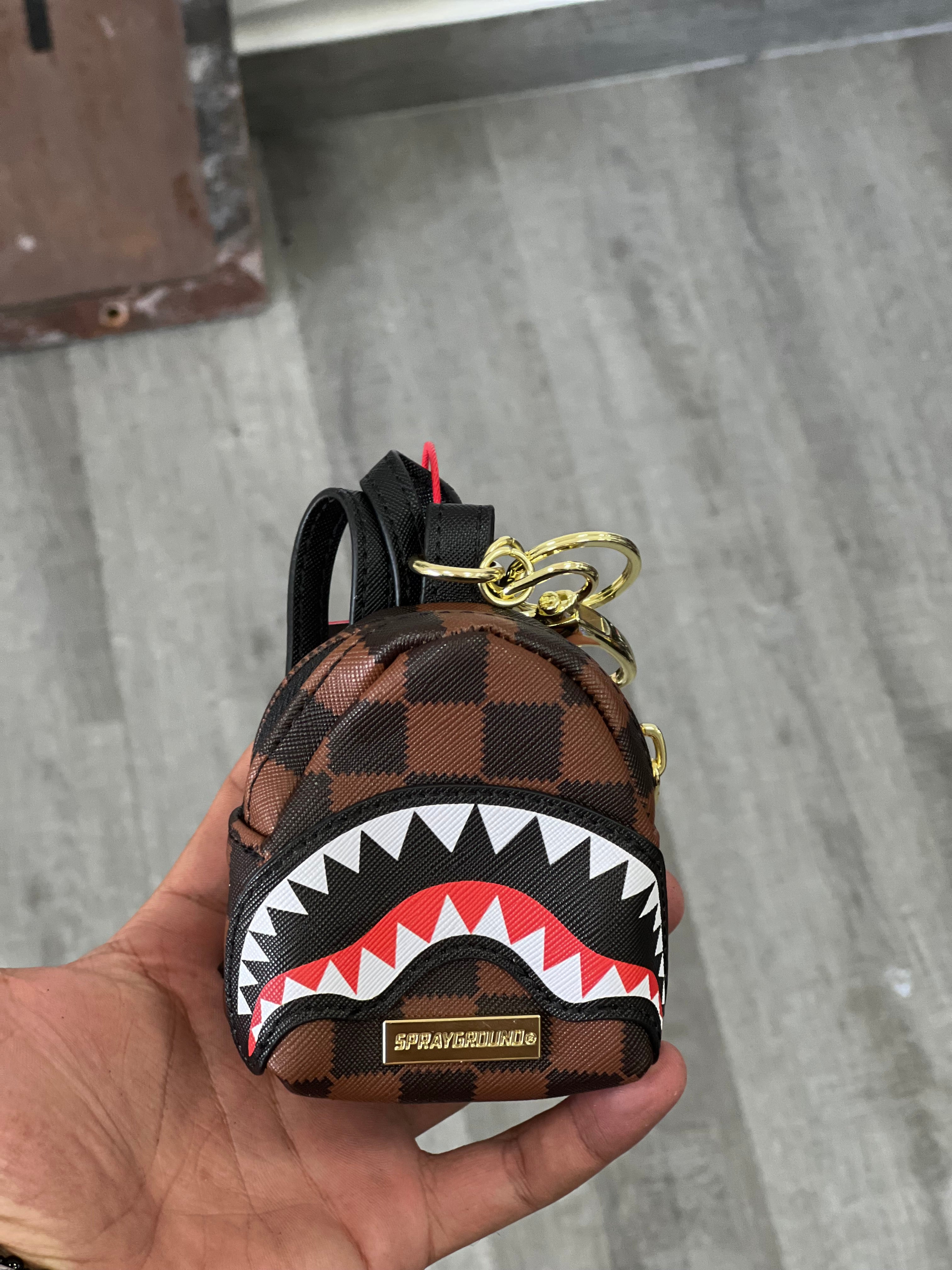SPRAYGROUND KEYCHAIN SAWTOOTH SHARKS IN PARIS KEYCHAIN 910K8005NSZ MARRONE