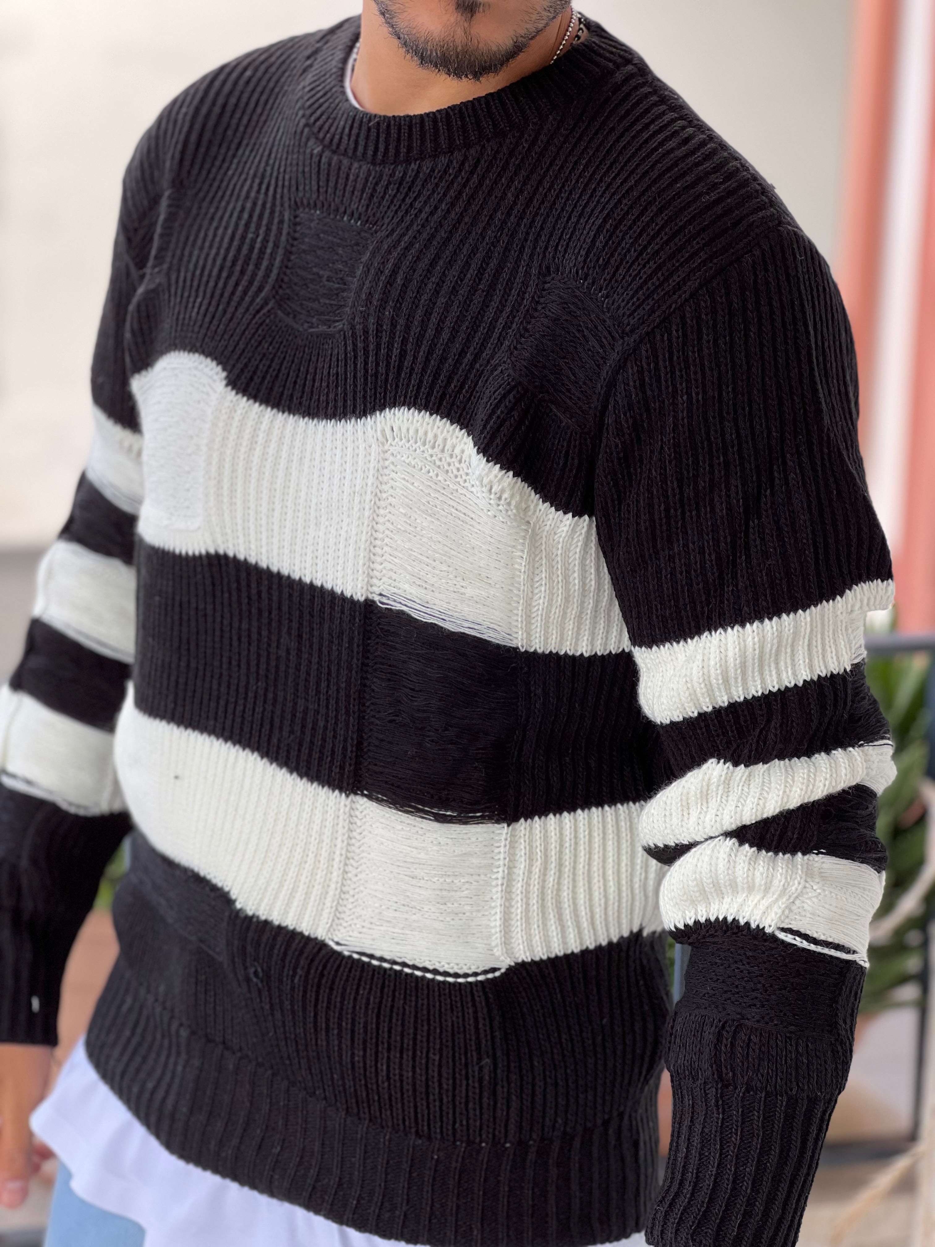 PULLOVER FASCIA STRAPPI NERO  NEW JOB BRAND