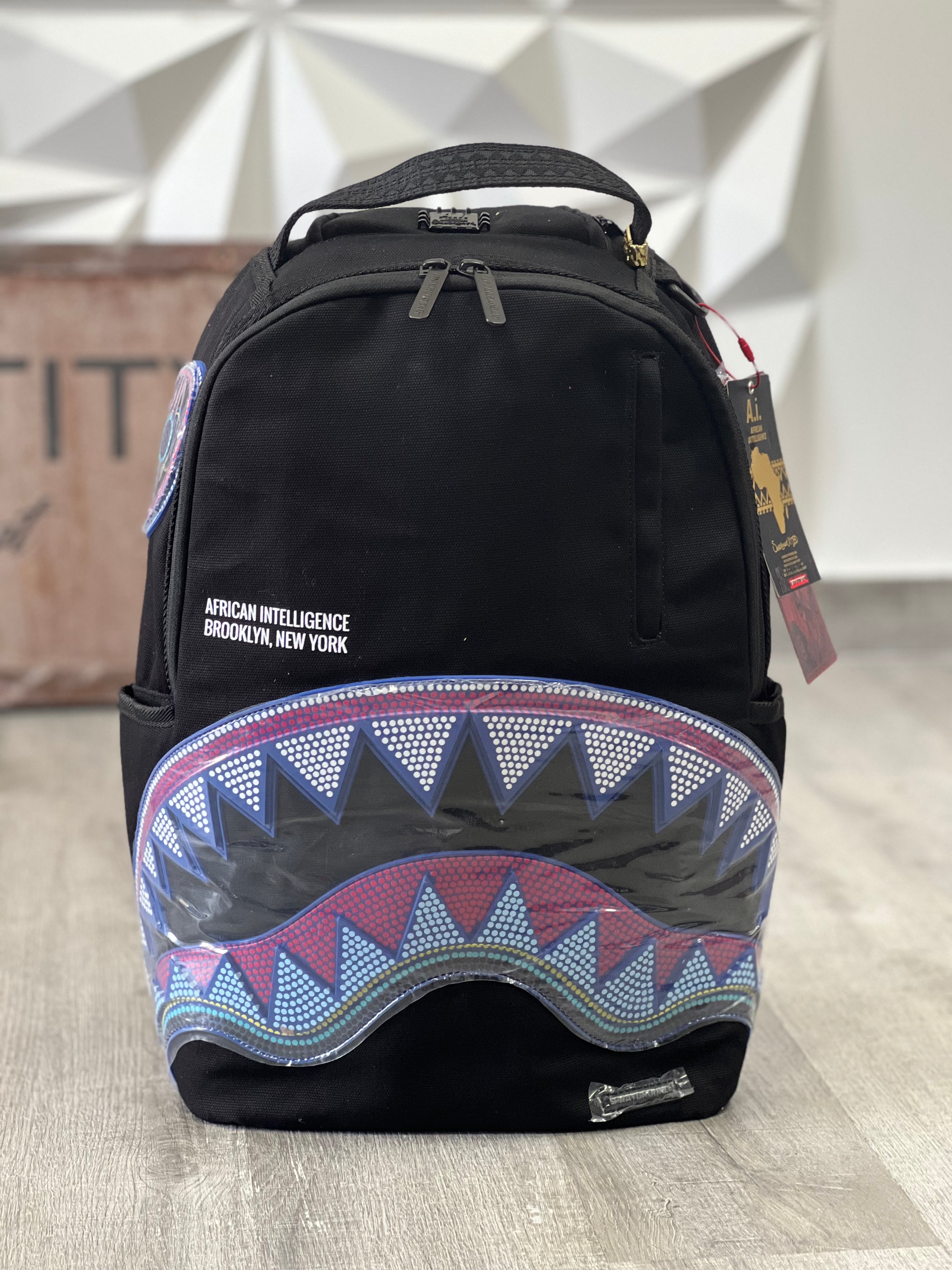 SPRAYGROUND ZAINO AI SF CENTRAL  910B7403NSZ cotone nero