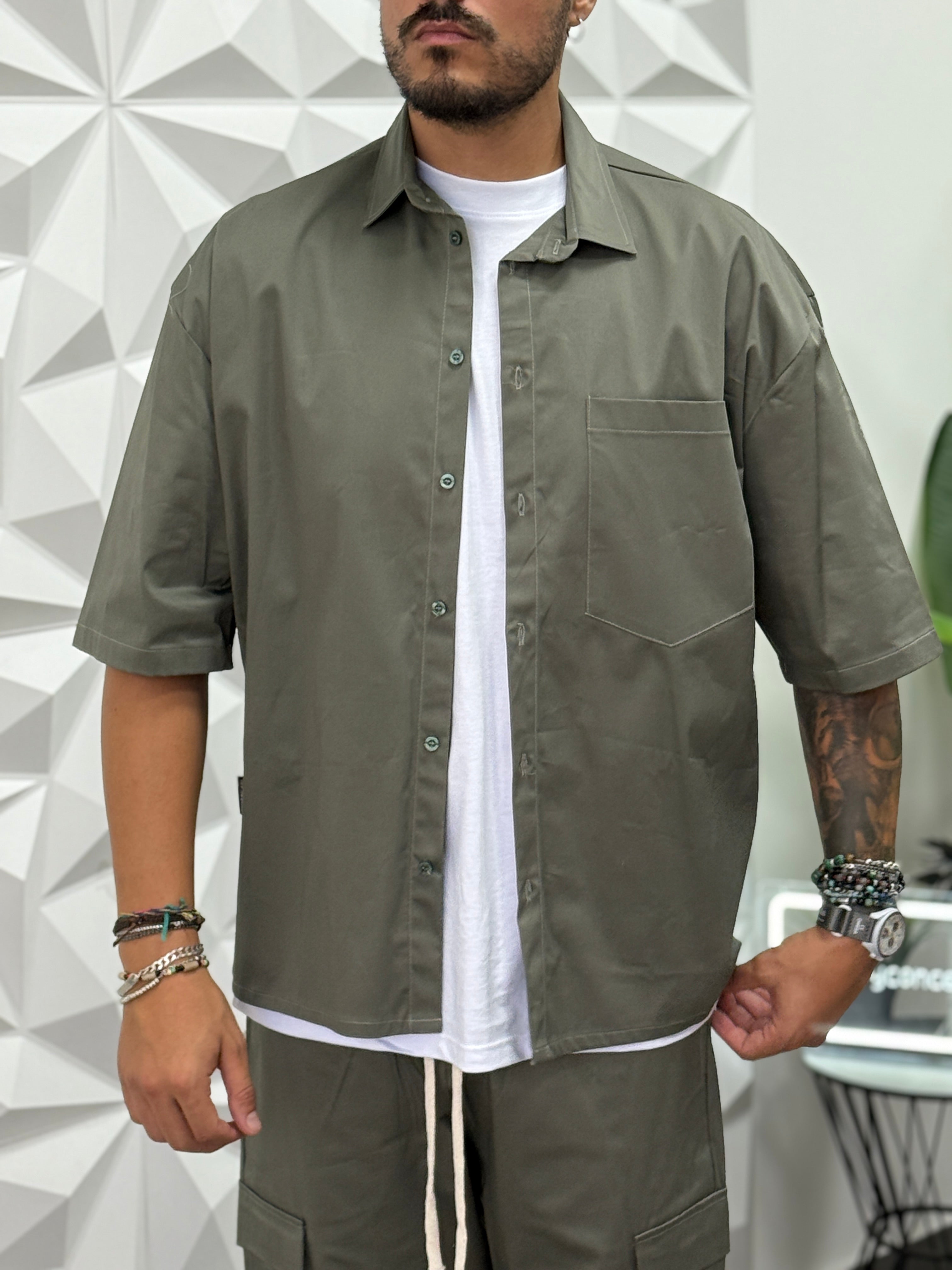 COORDINATO 104UG VERDE MILITARE NEW JOB BRAND