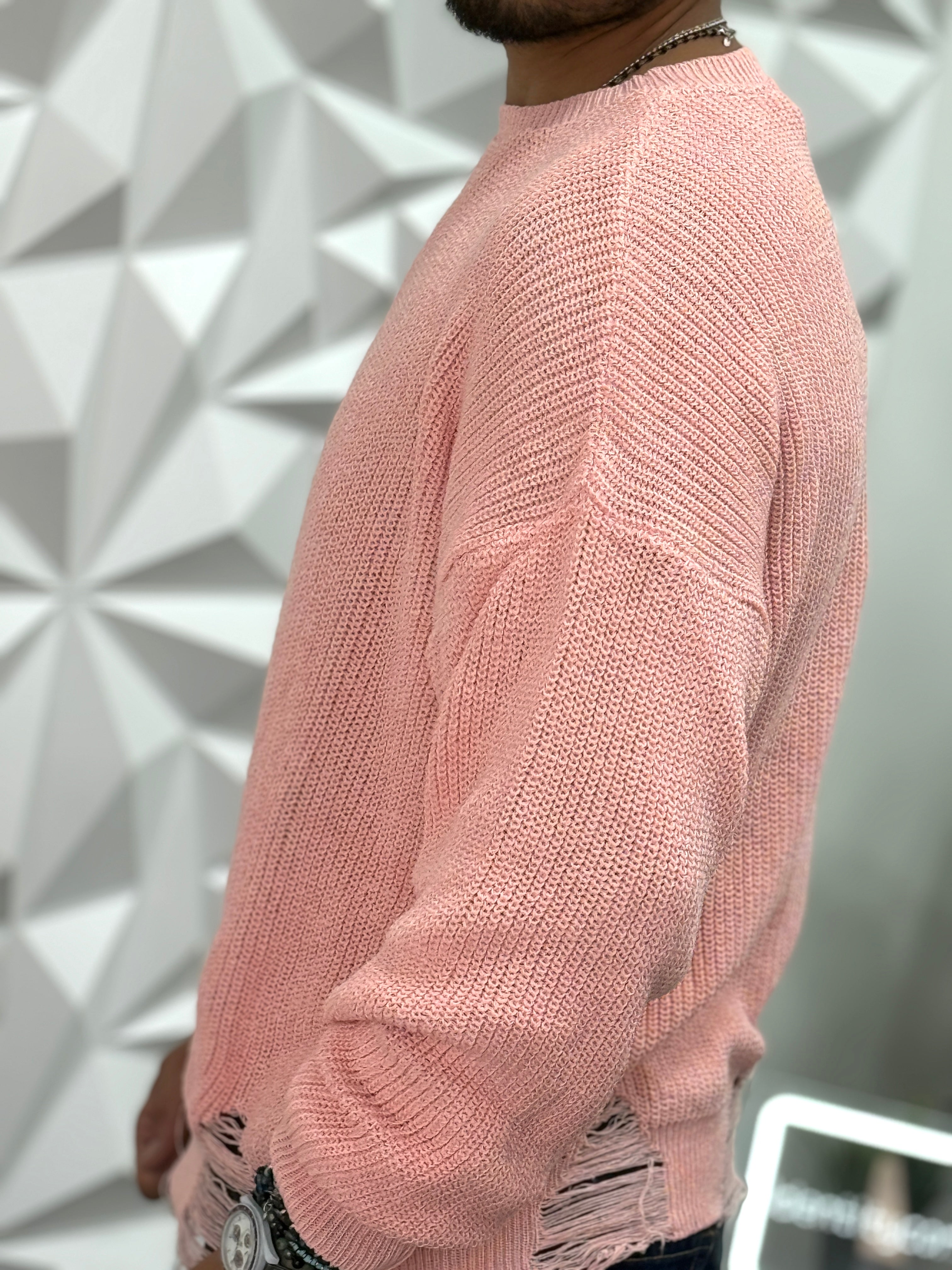 PULLOVER  OVERSIZE ROSA NEW JOB BRAND