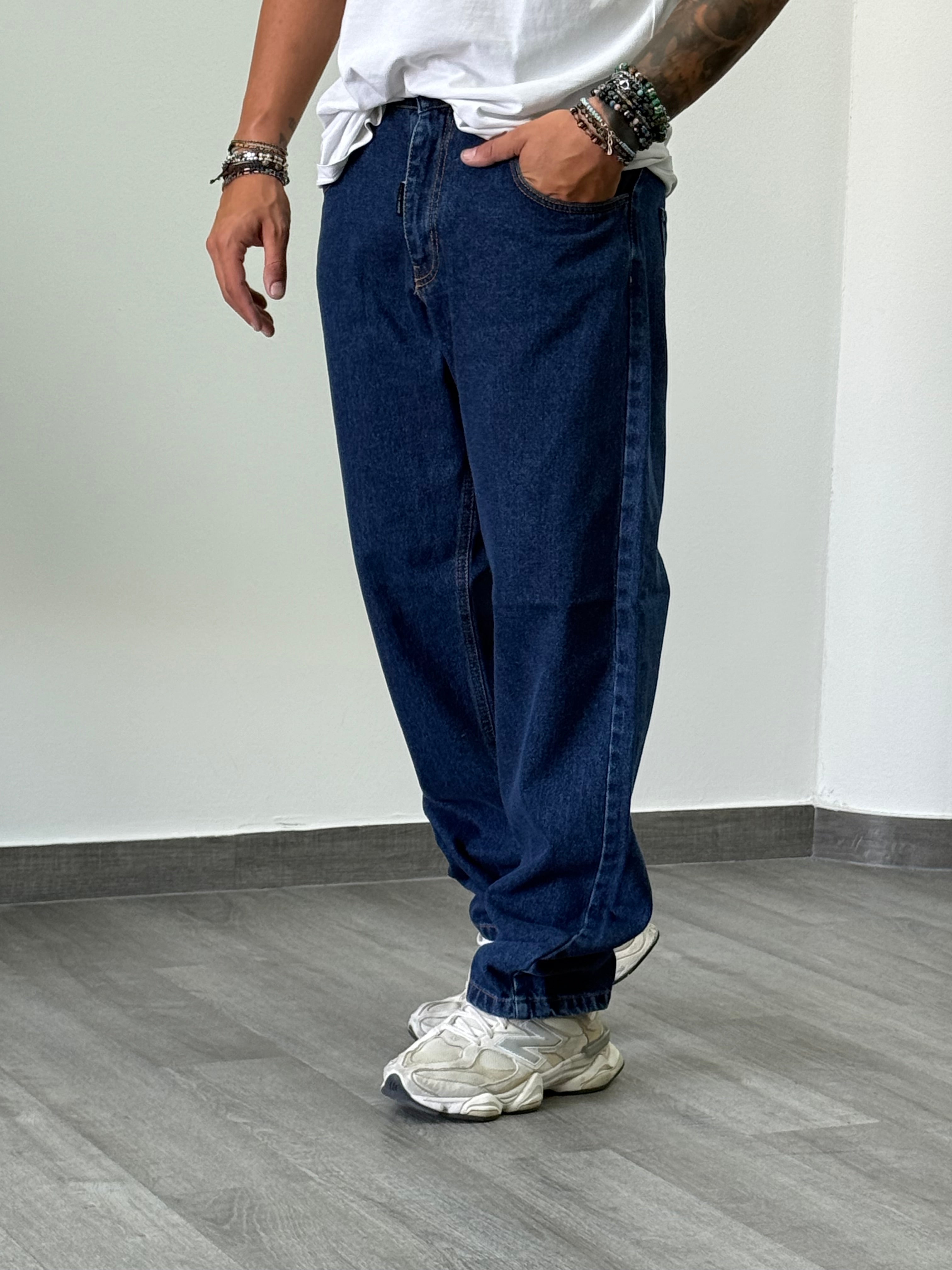 Jeans canoa blu scuro new job brand