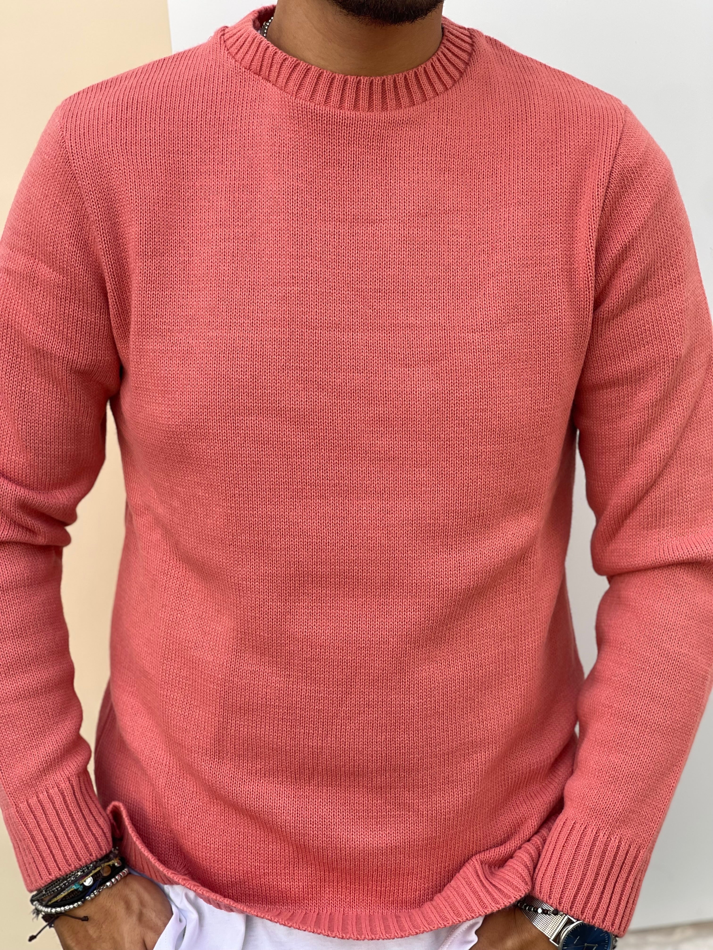 PULLOVER ROSA NEW JOB BRAND SPACCHETTI