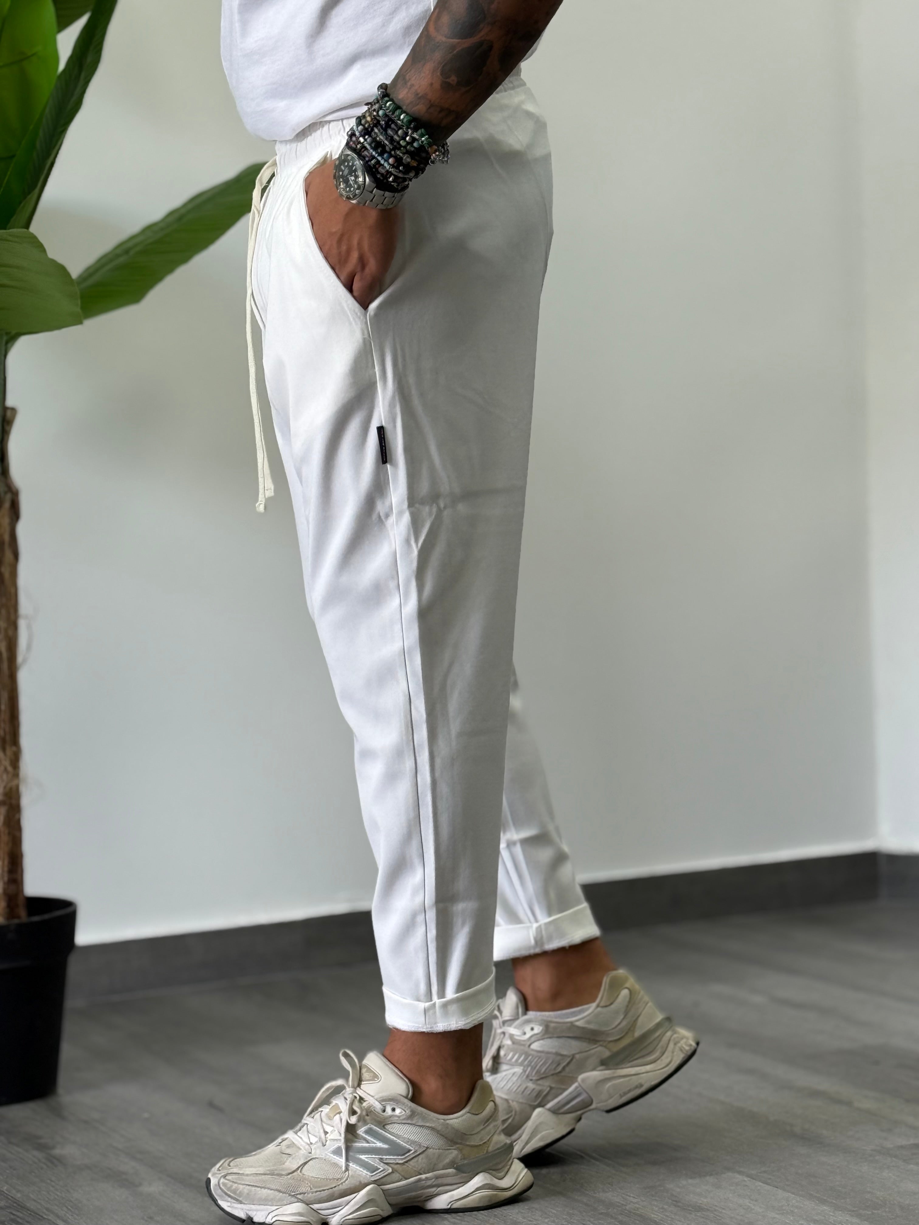 Pantalaccio Rodi vanda bianco new job brand