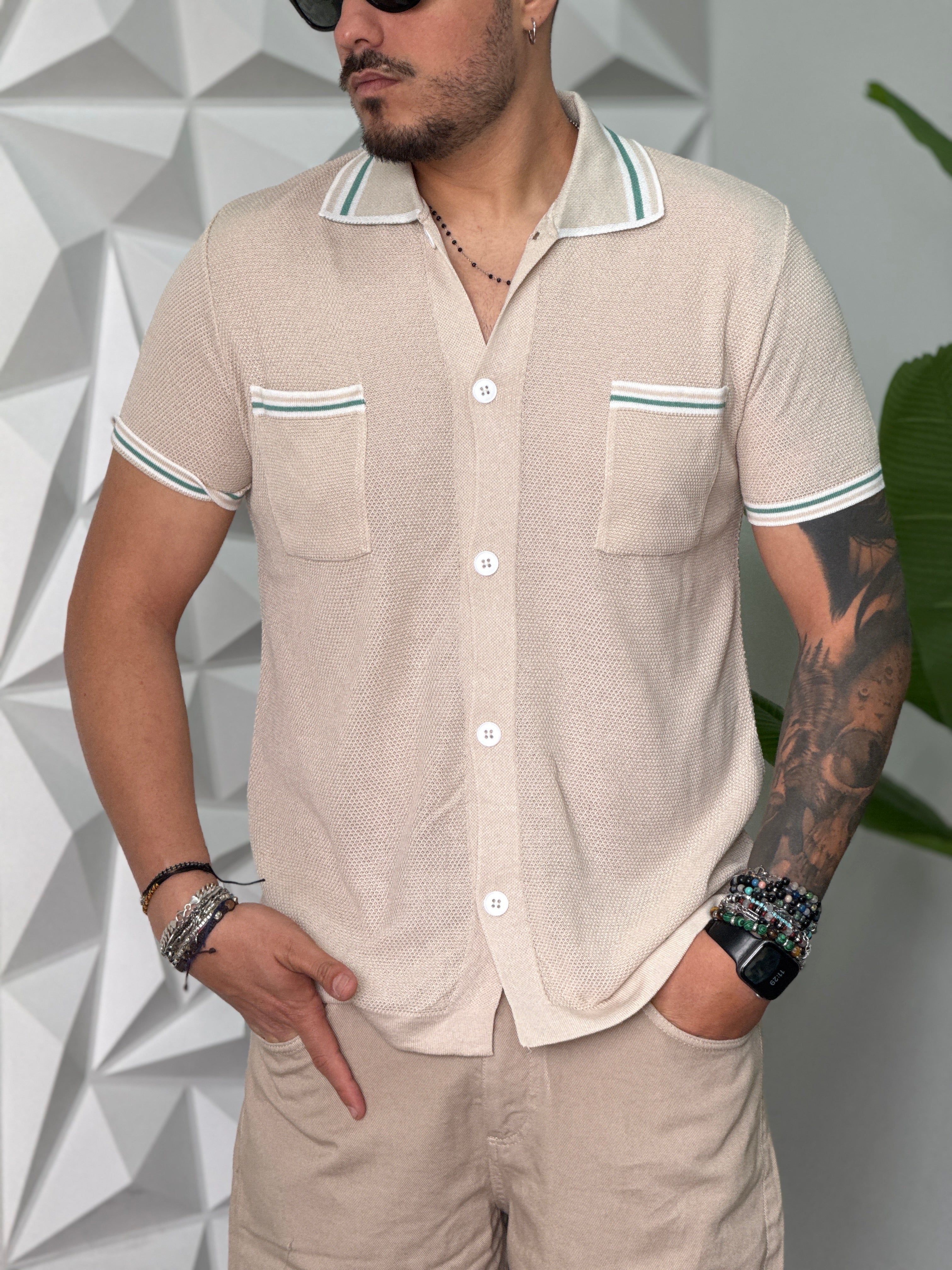 SHIRT IN FILO BOTTONI NEW JOB BRAND