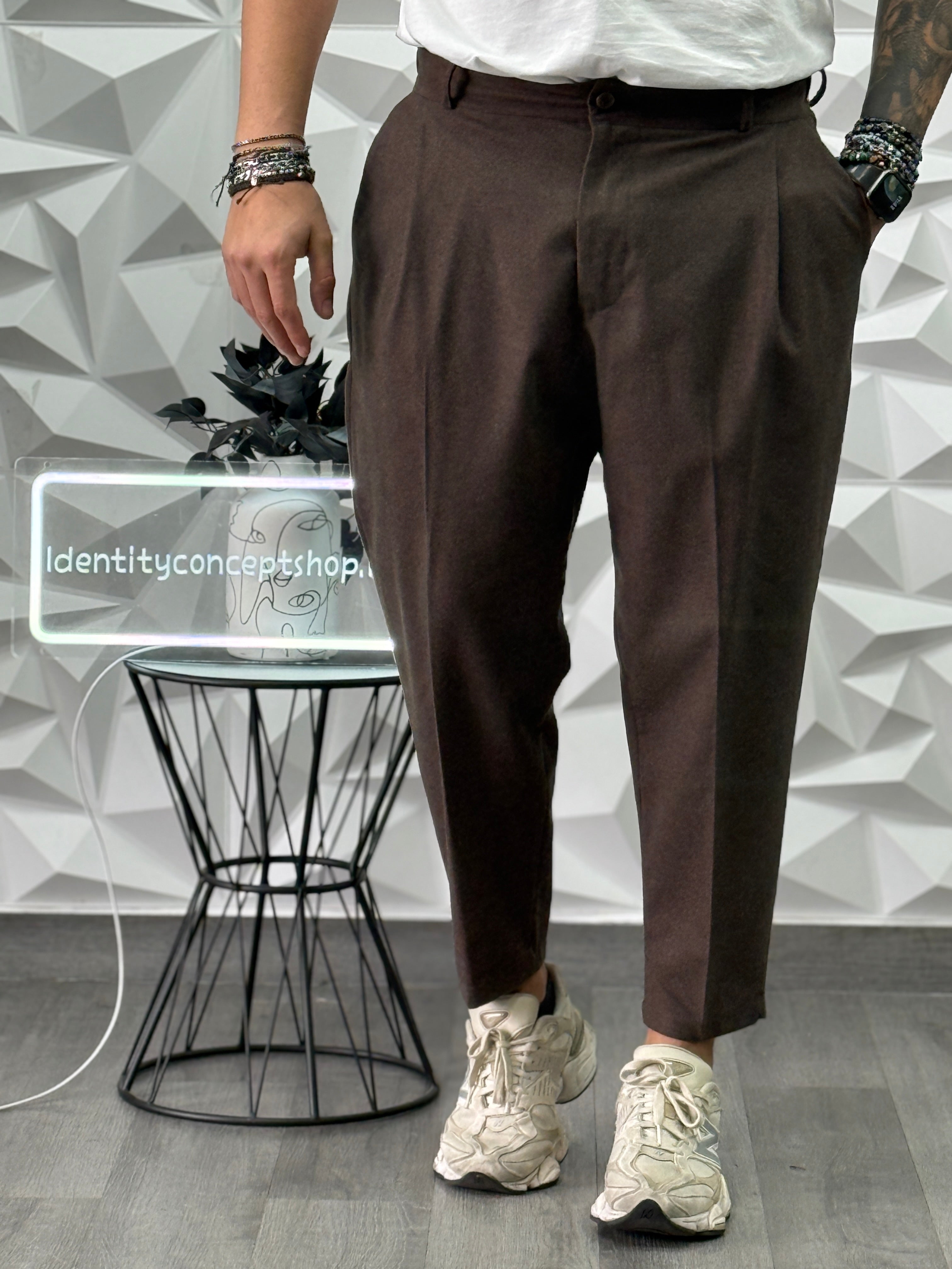 PANTALONE MONTECARLO FW26 TERRA COTTA   NEW JOB BRAND