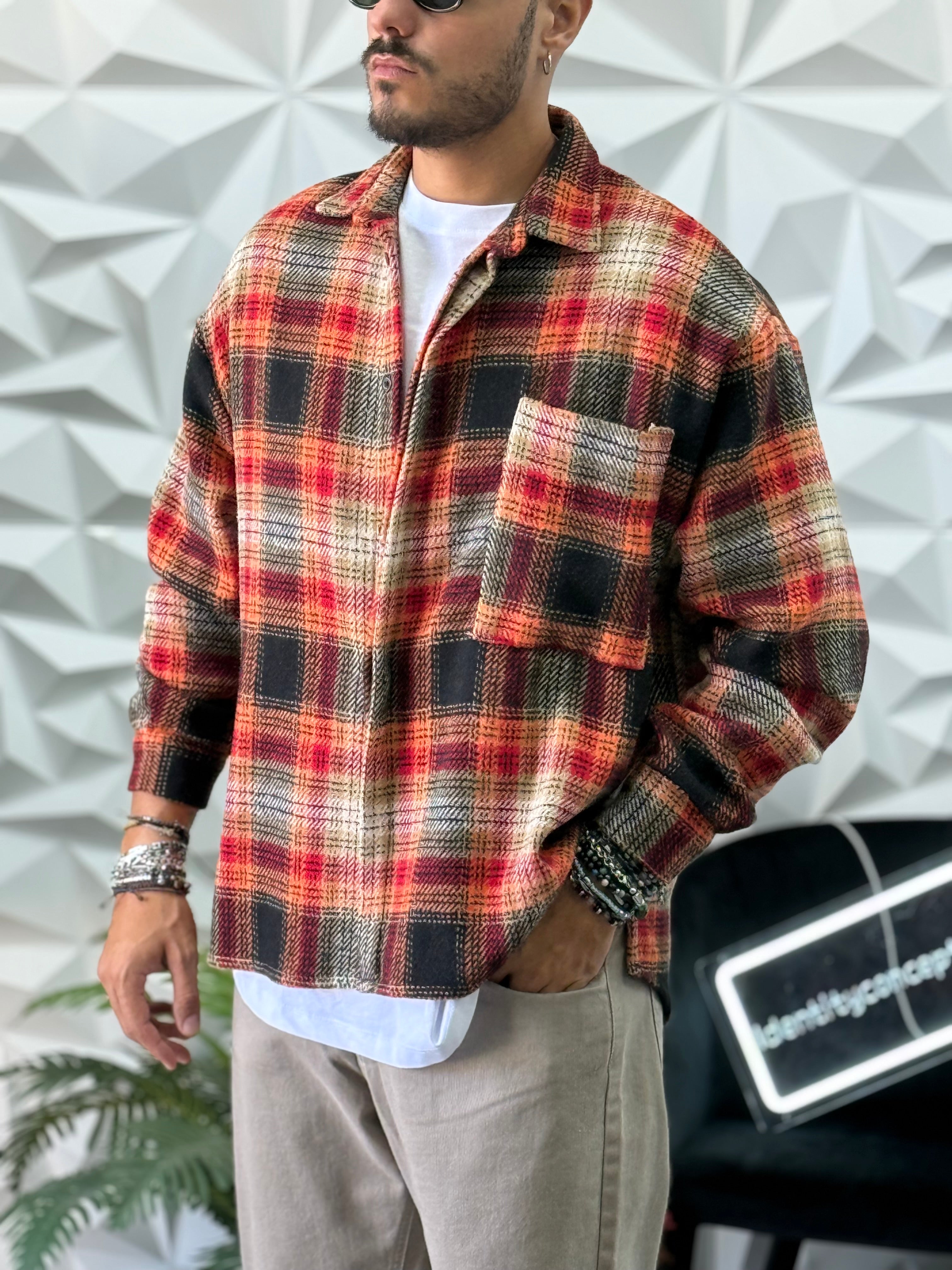 Camicia Flanella Quadri New Job Brand