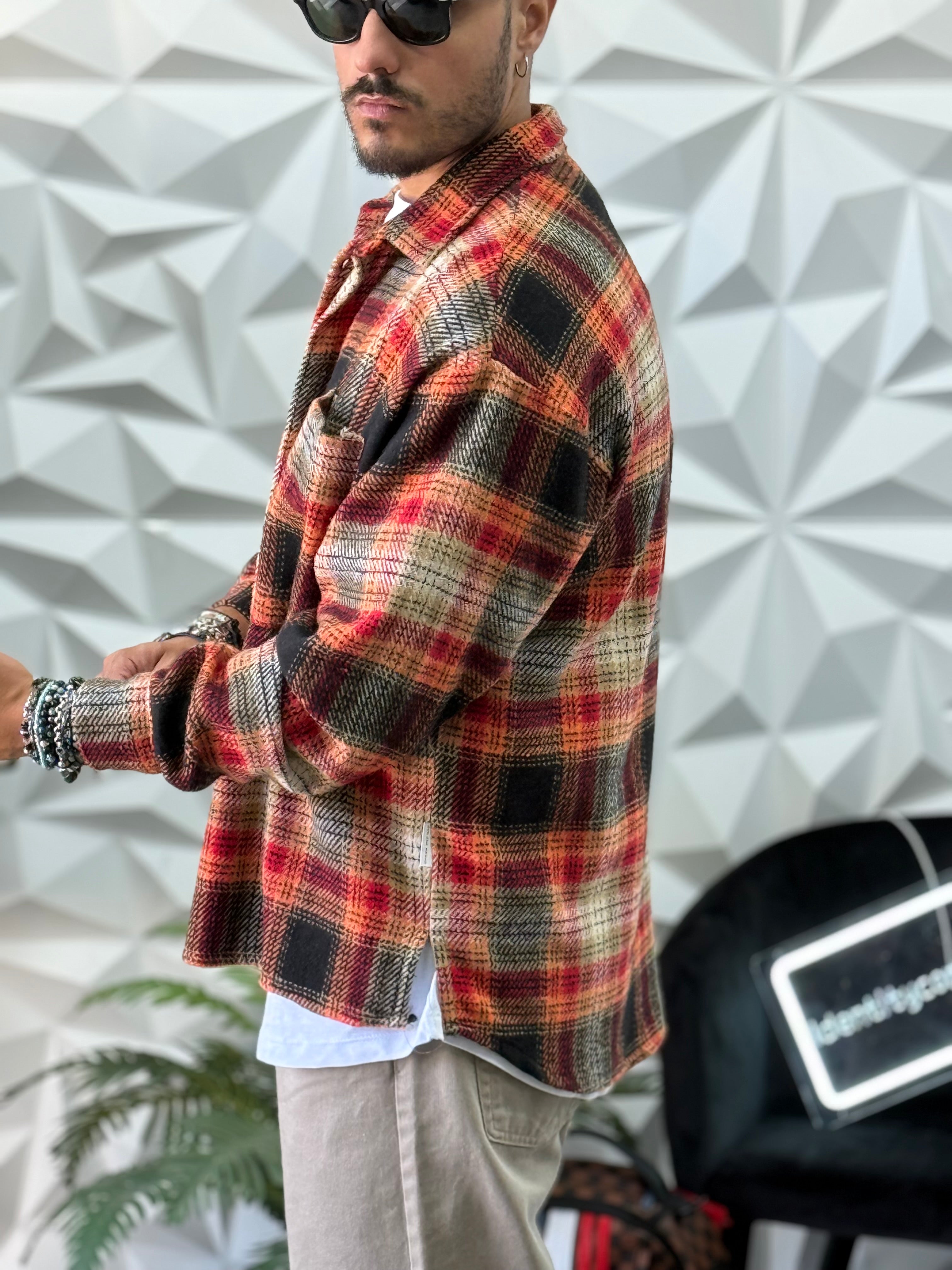 Camicia Flanella Quadri New Job Brand