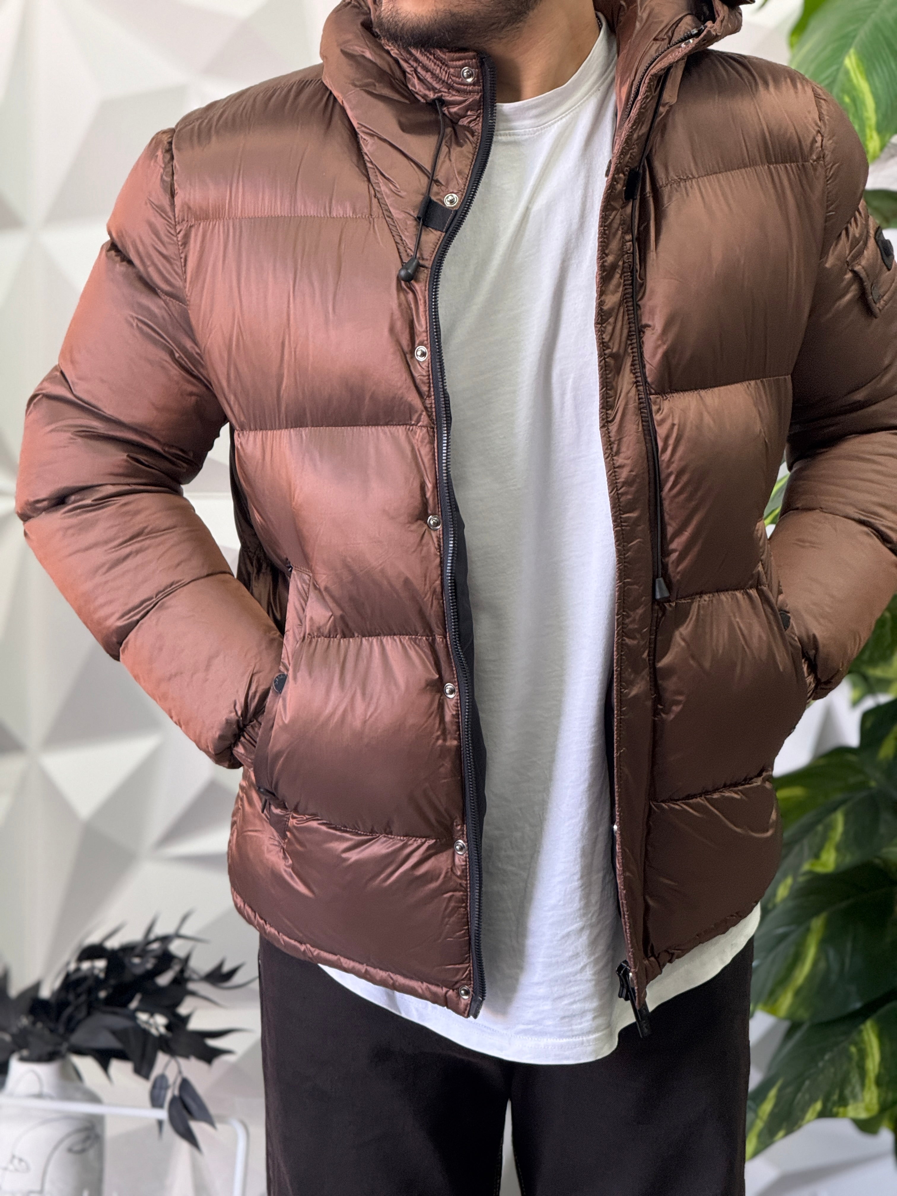 BOMBER CAPPUCCIO BRONZO OVER D