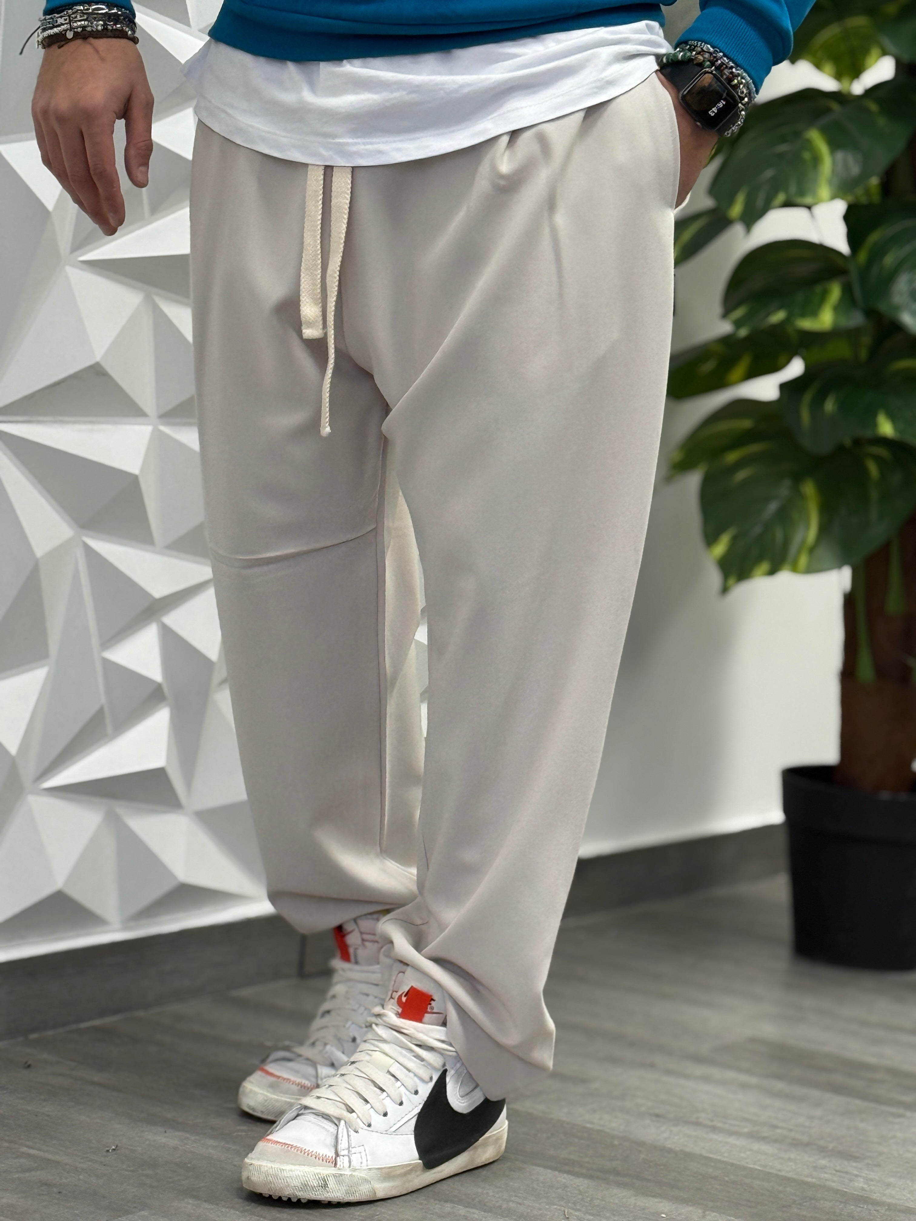 PANTALACCIO SOHO  AVORIO FONDO AMPIO NEW JOB BRAND