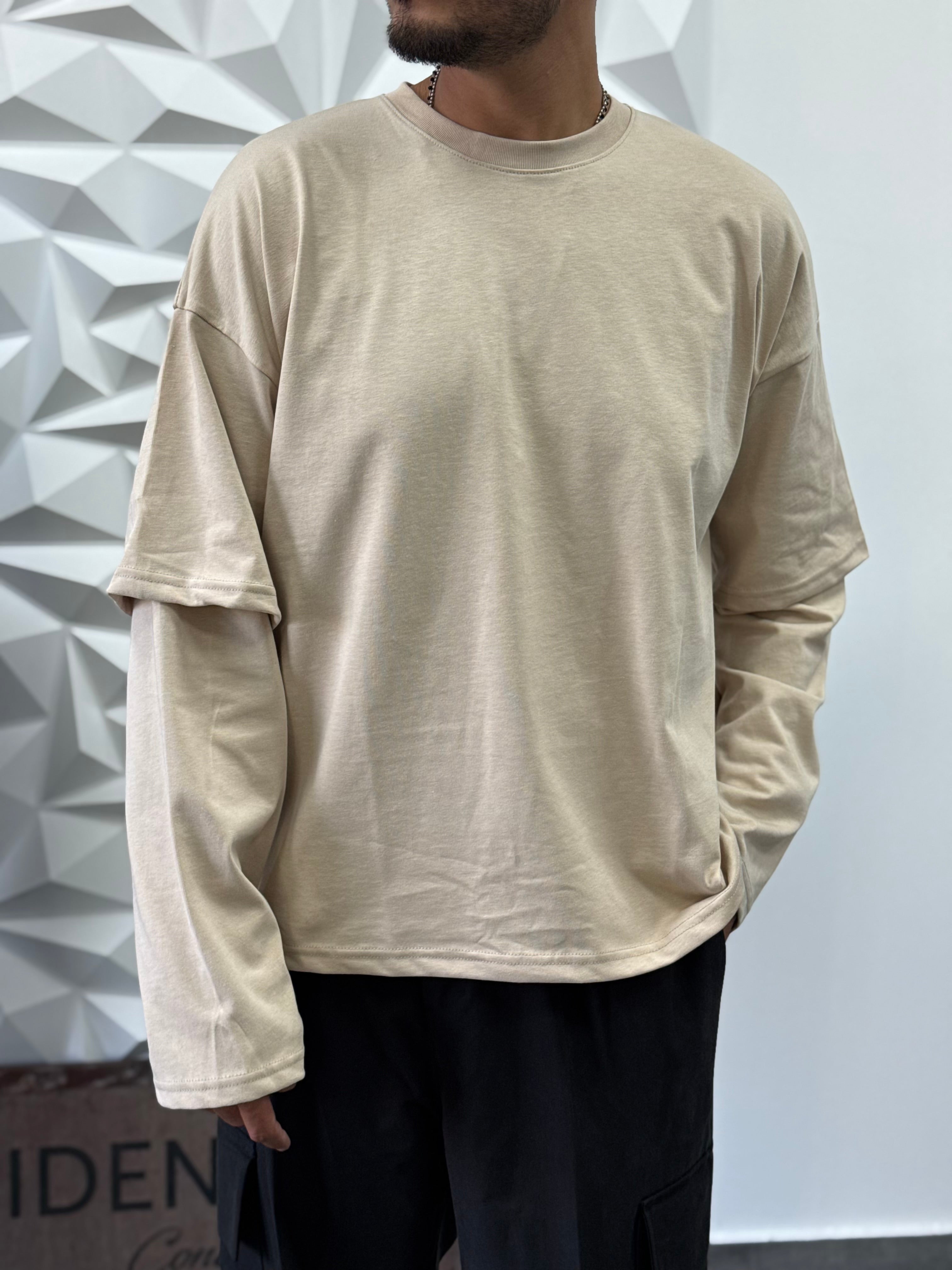 Shirt lu21 over beige new job brand