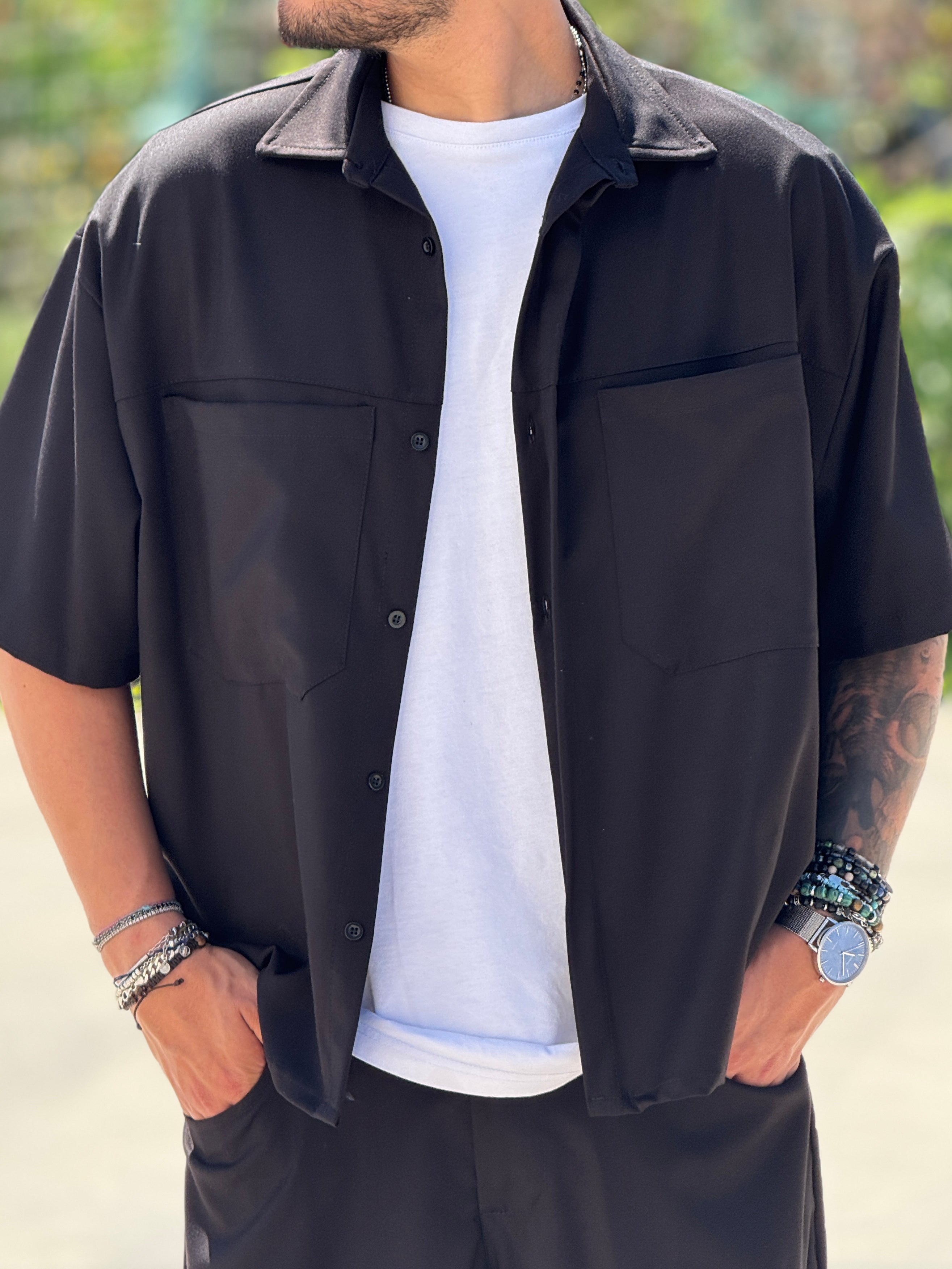 COORDINATO MALAGA NERO  NEW JOB BRAND