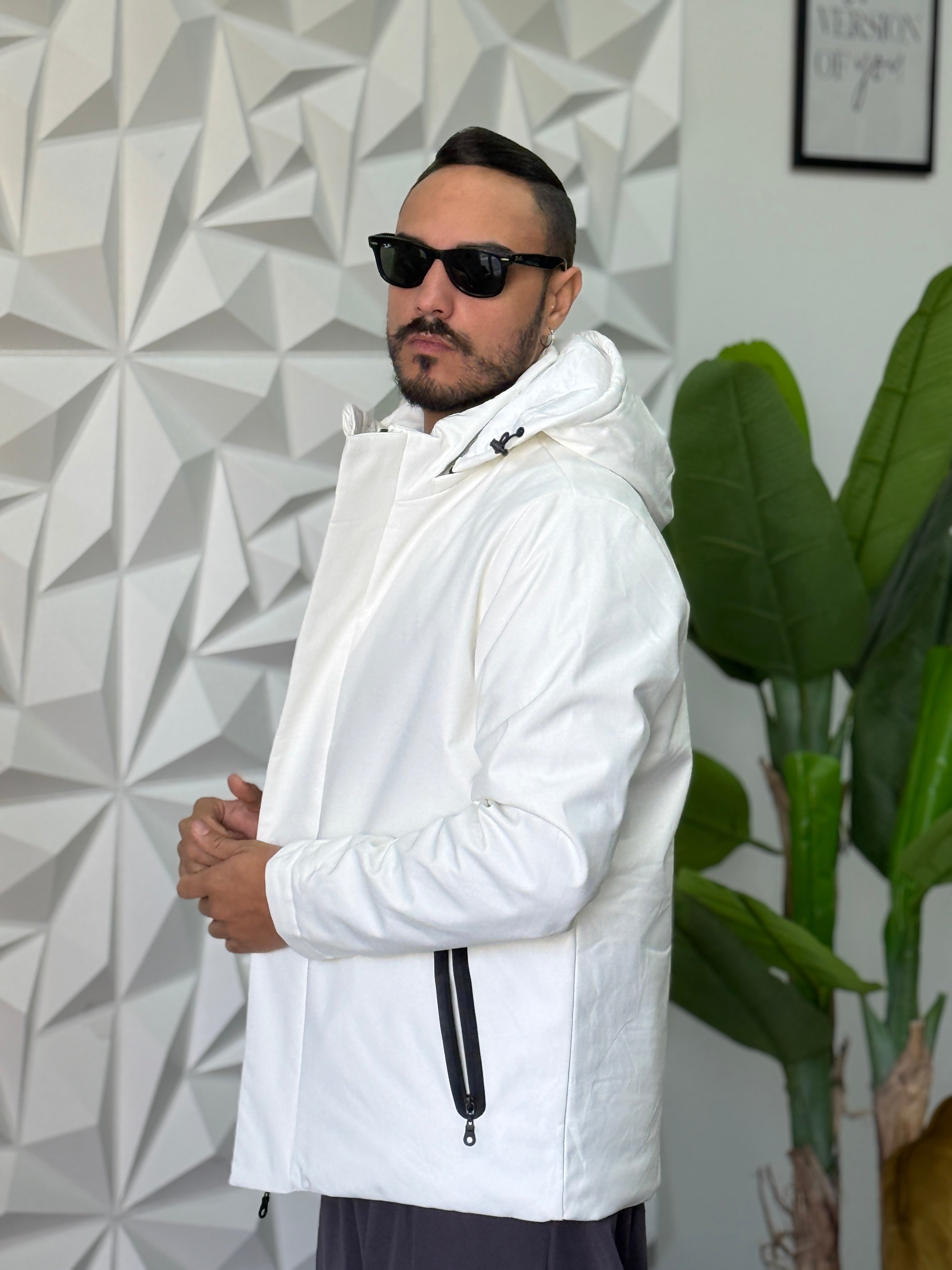 IRON CORE GIUBBINO TESSUTO TECNICO BIANCO NEW JOB BRAND