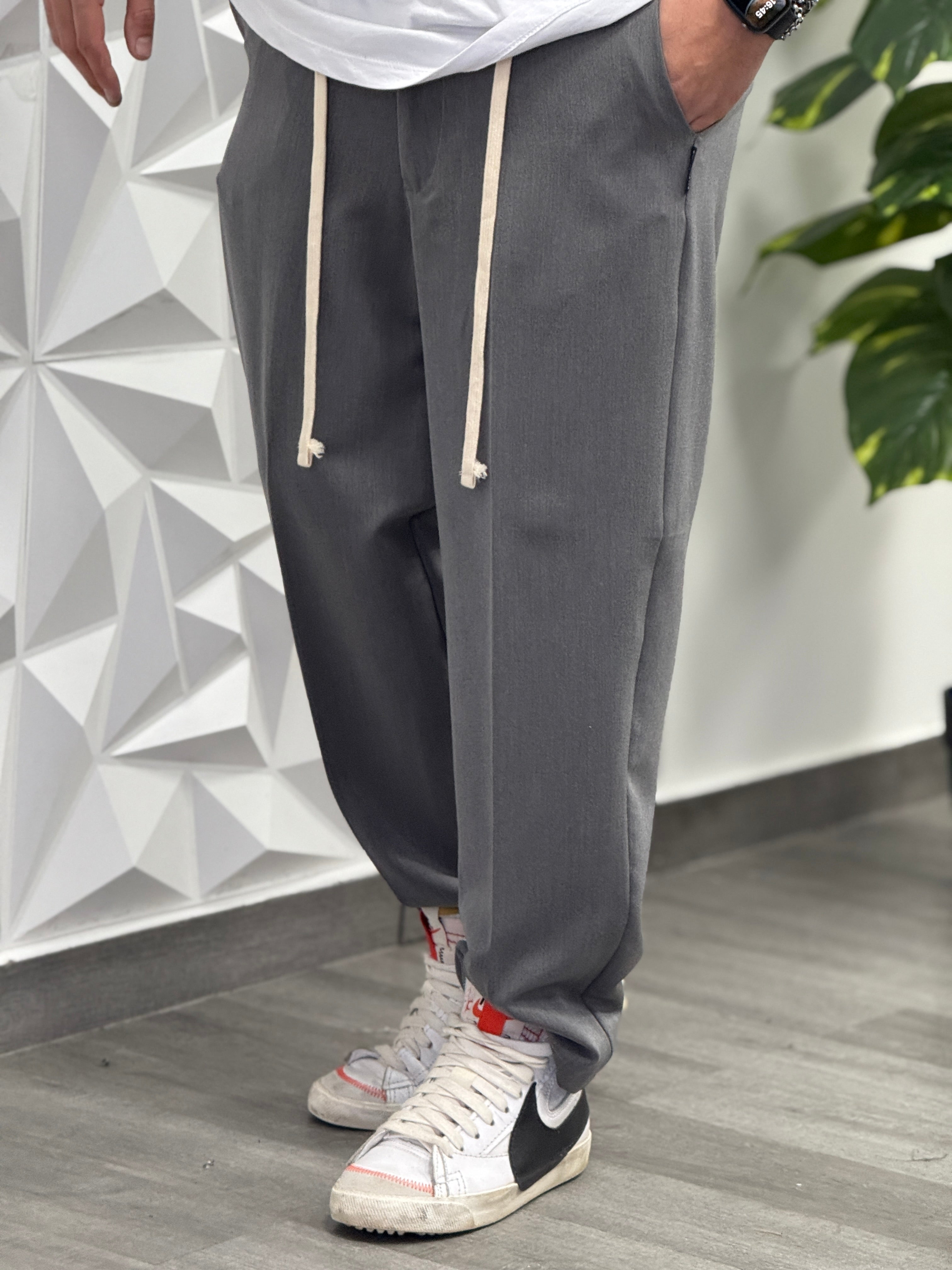 PANTALACCIO SOHO GB15 PIOMBO  FONDO AMPIO NEW JOB BRAND