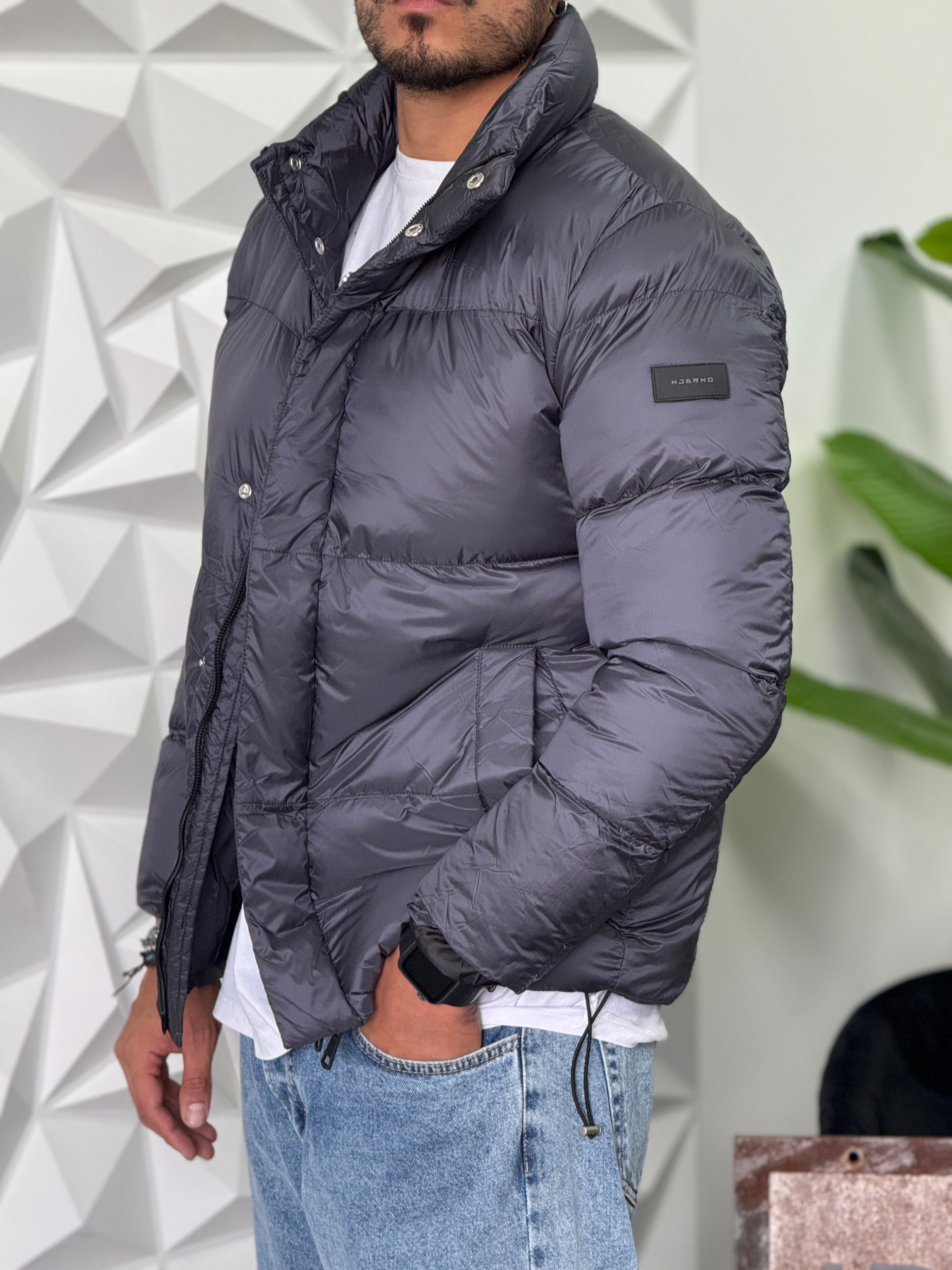 BOMBER MEZZOCOLLO PIOMBO NEW JOB BRAND