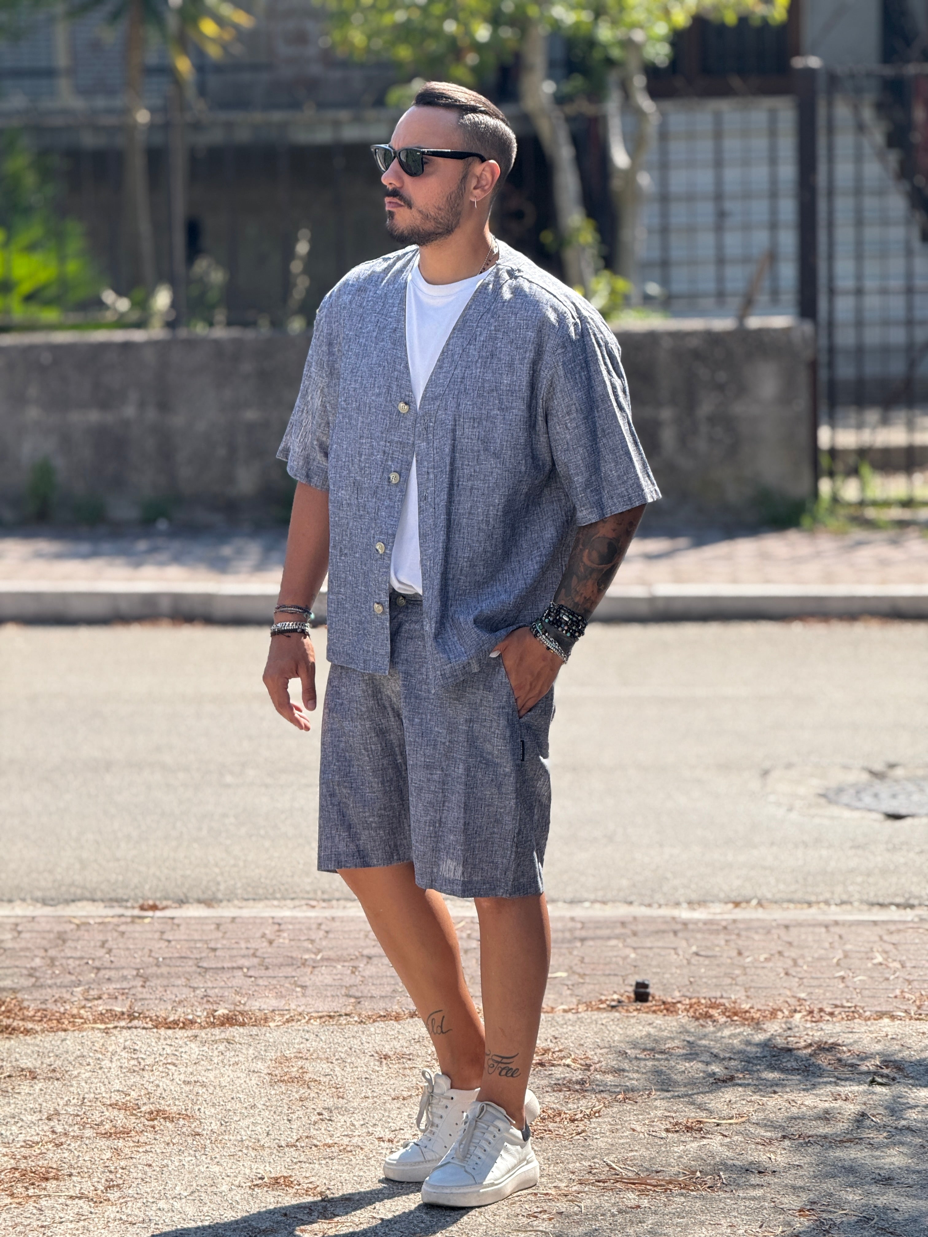 COORDINATO FIAMMATO GRIGIO NEW JOB BRAND