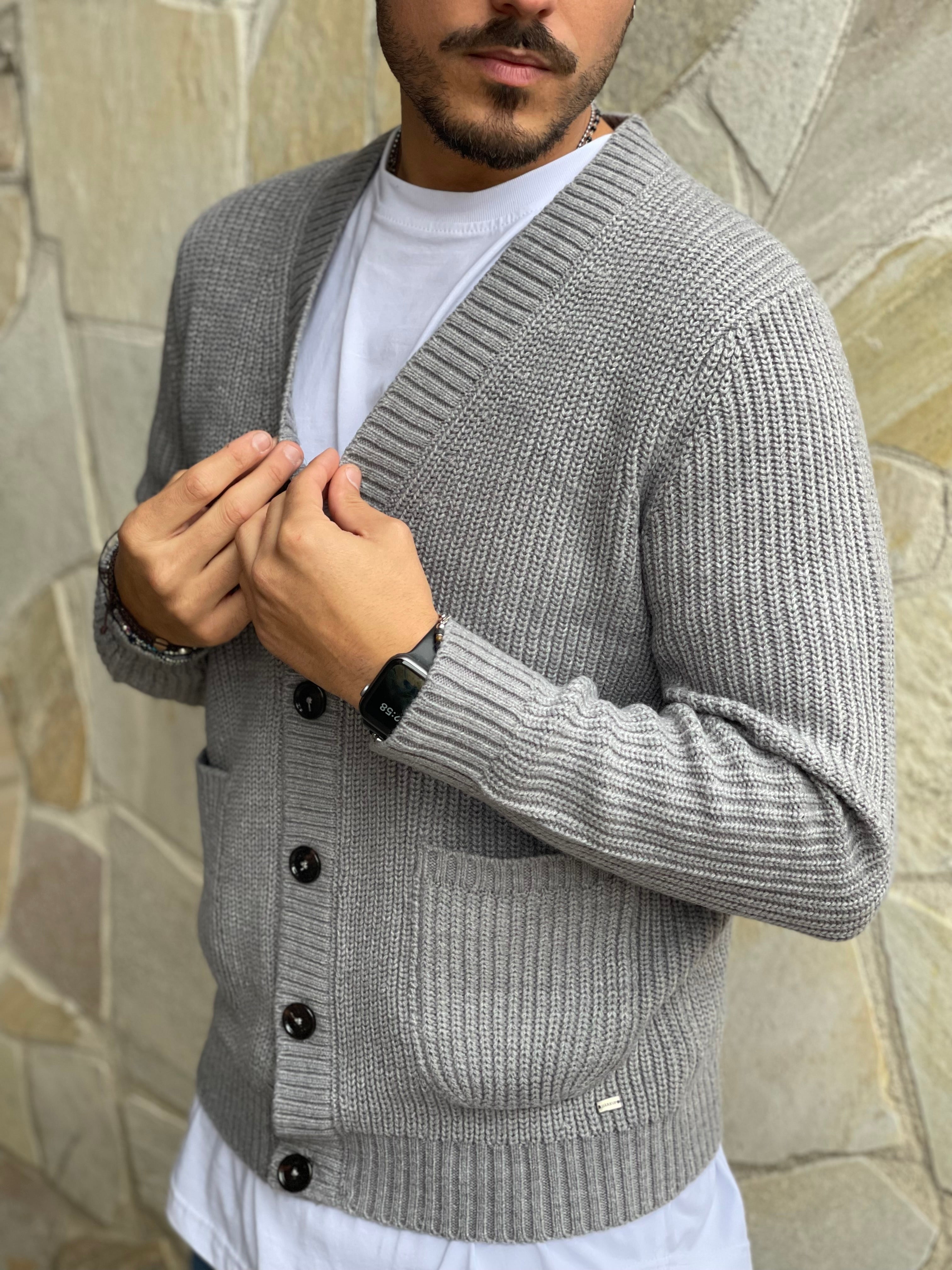 Cardigan Grigio MARKUP