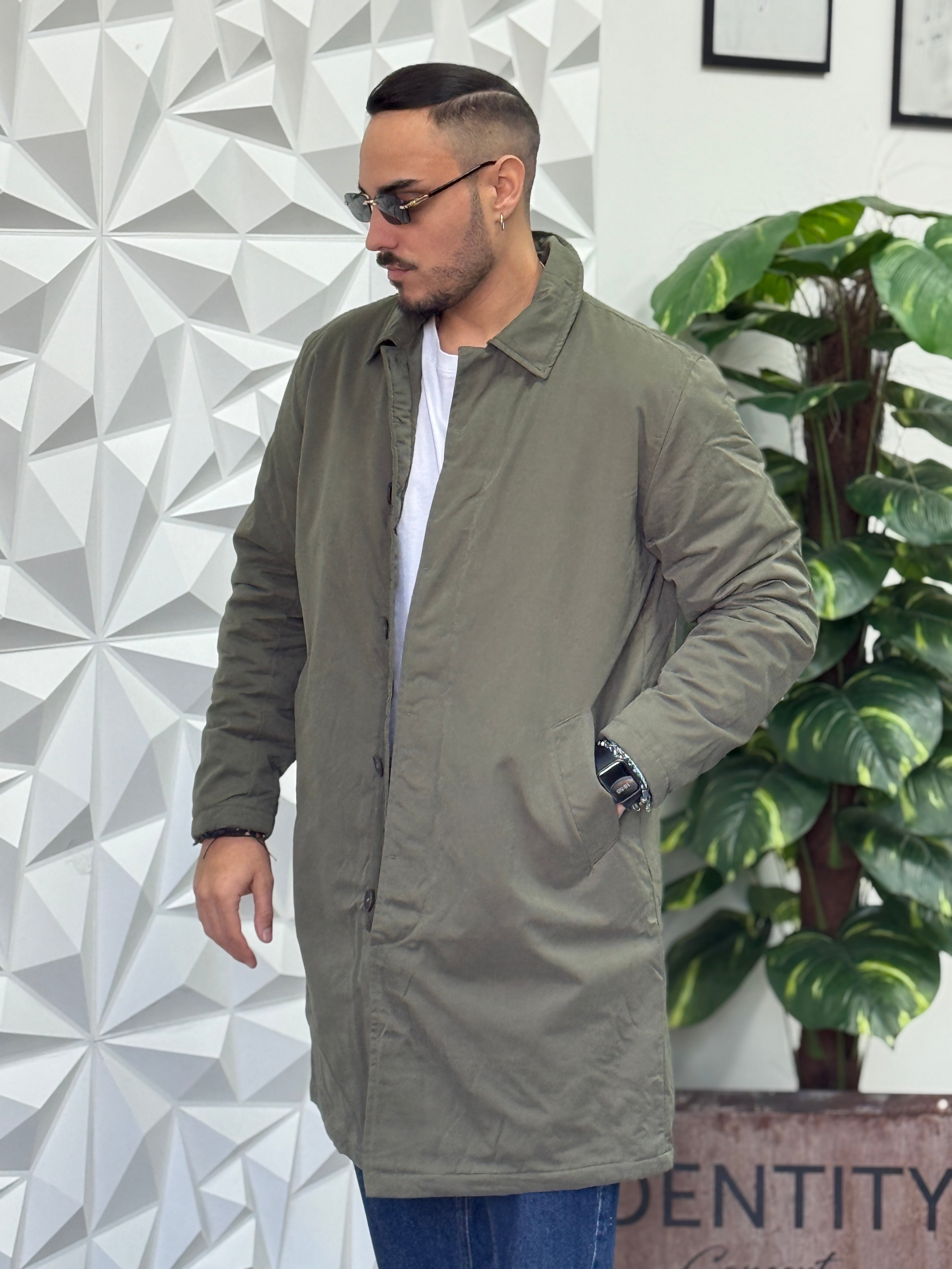Trench verde militare