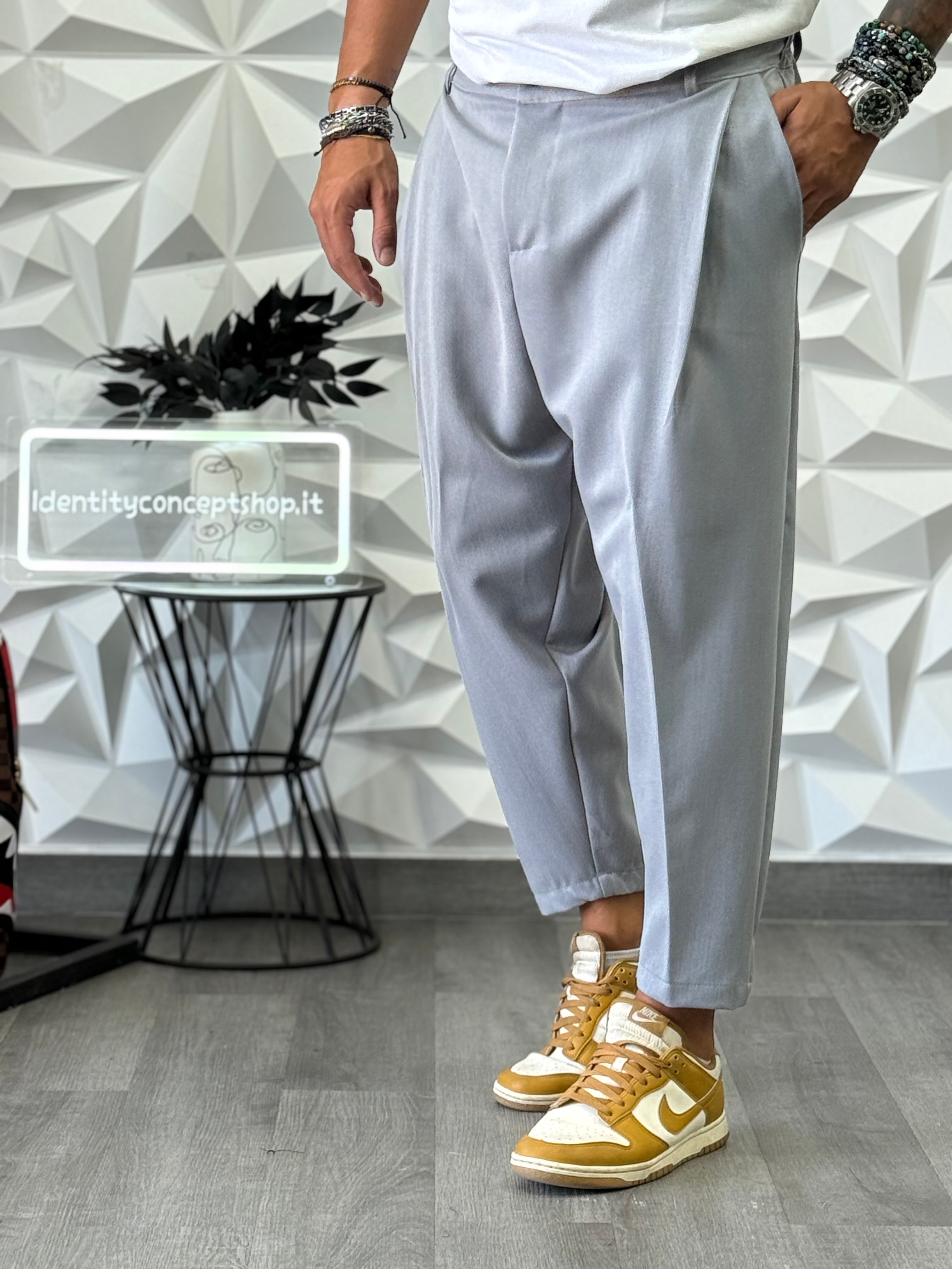 Pantalone Montecarlo/fv grigio new job brand