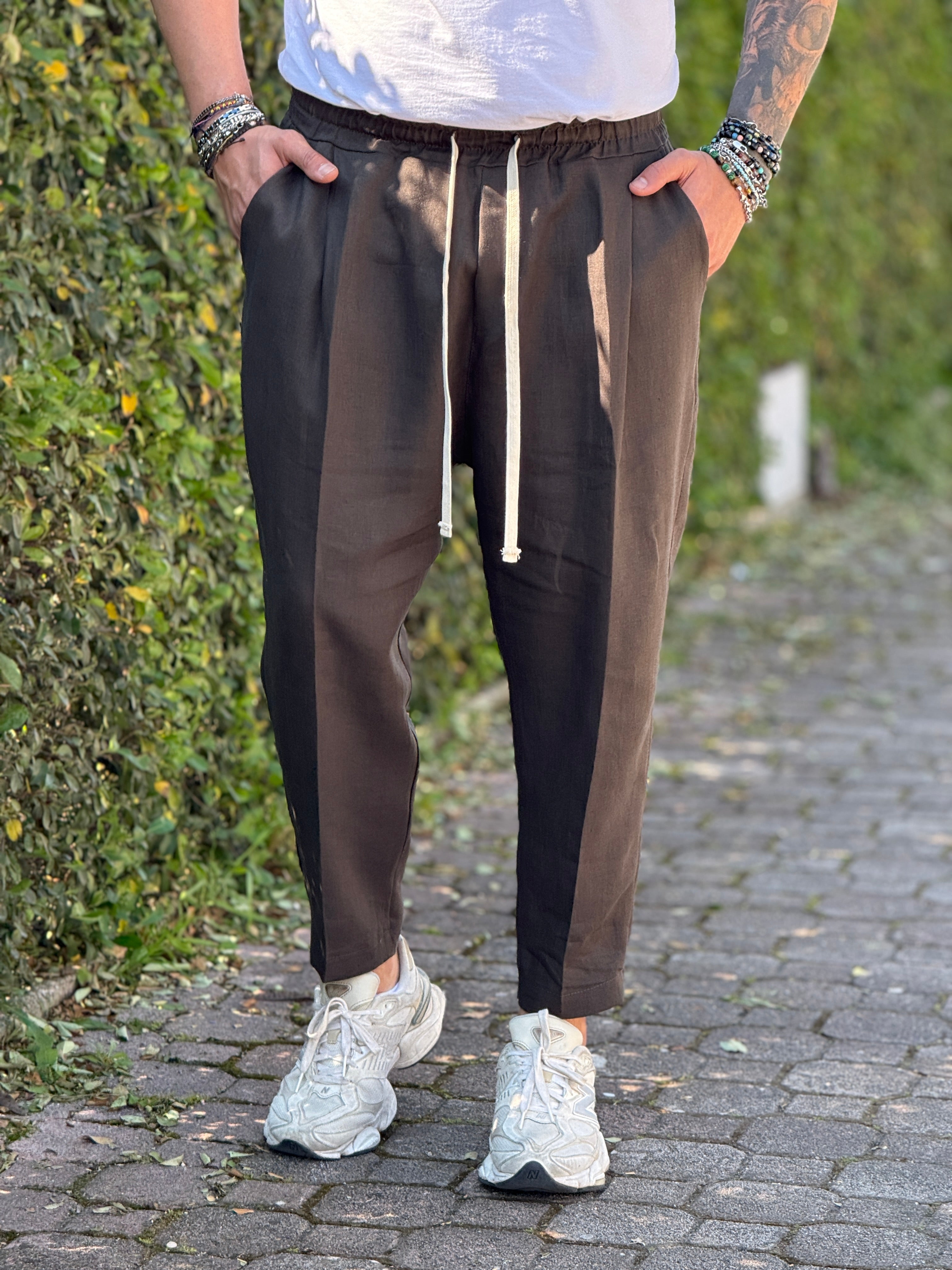 PANTALACCIO NEW DIK MORO FIAMMATO  IN VISCOSA NEW JOB BRAND