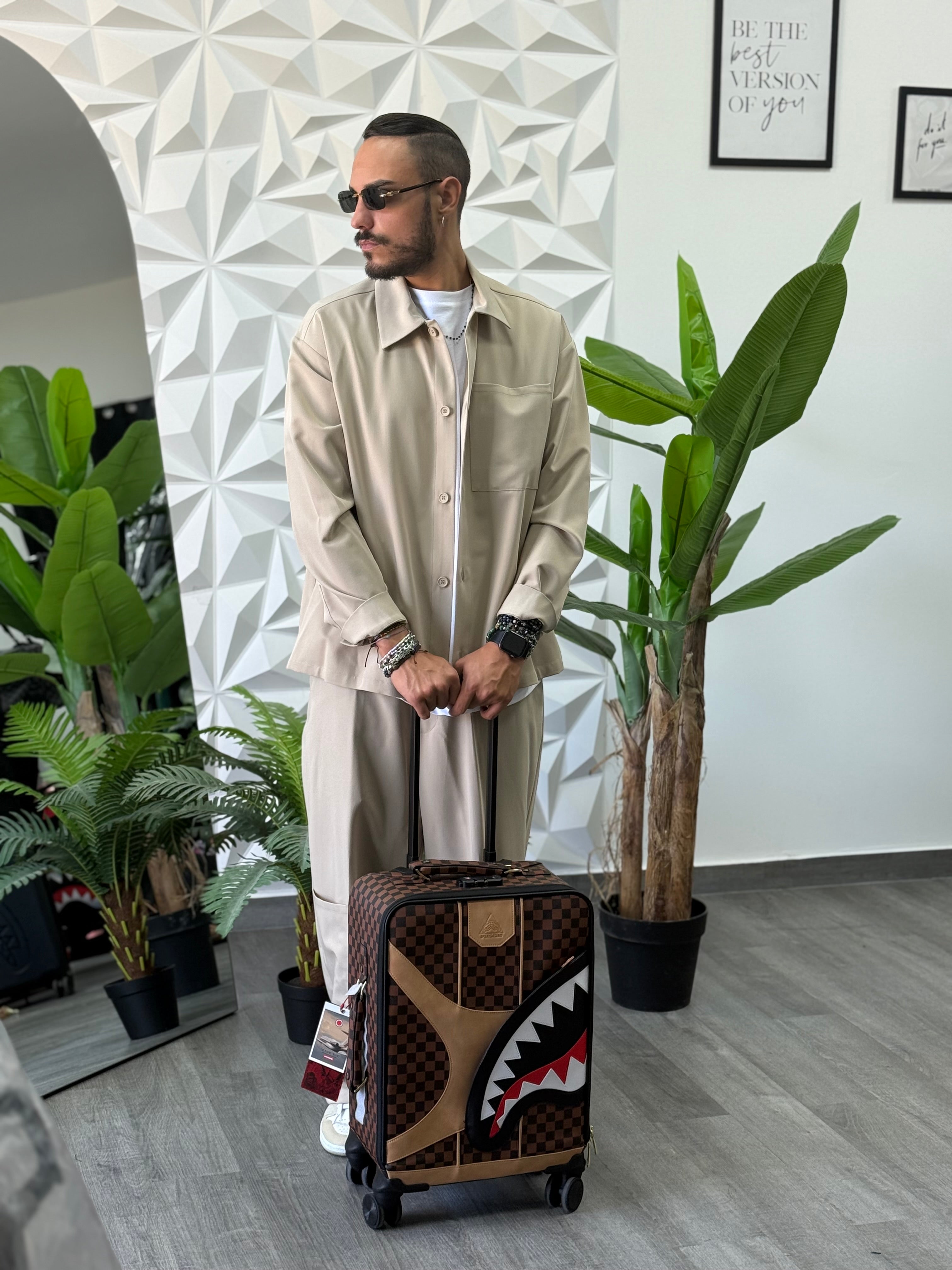 Coordinato Baggy swaggy beige new job brand