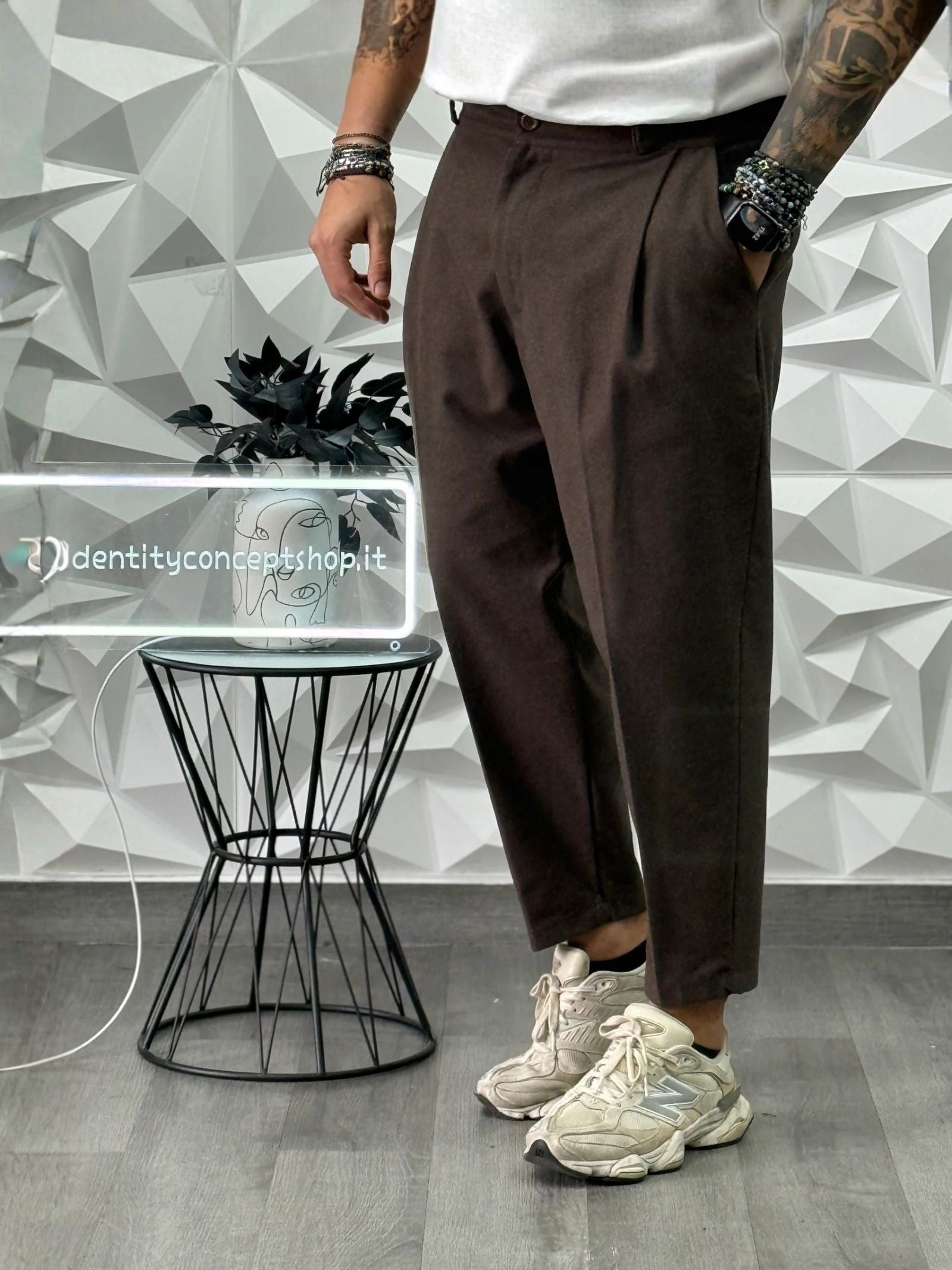 PANTALONE MONTECARLO FW26 TERRA COTTA   NEW JOB BRAND